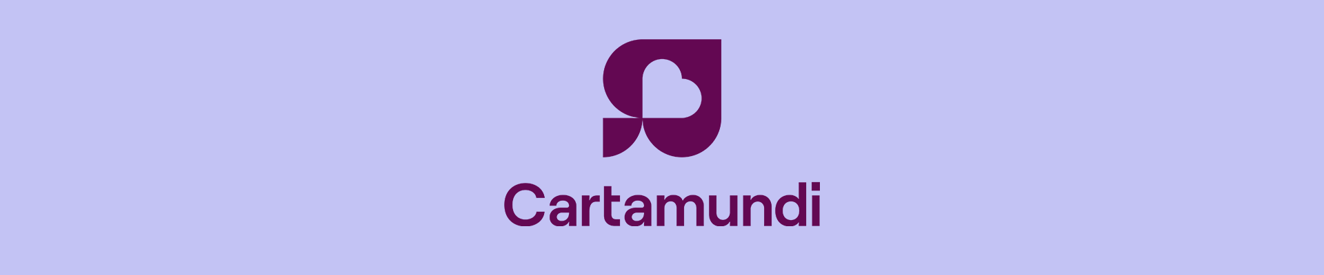 Cartamundi Logo auf lila Hintergrund