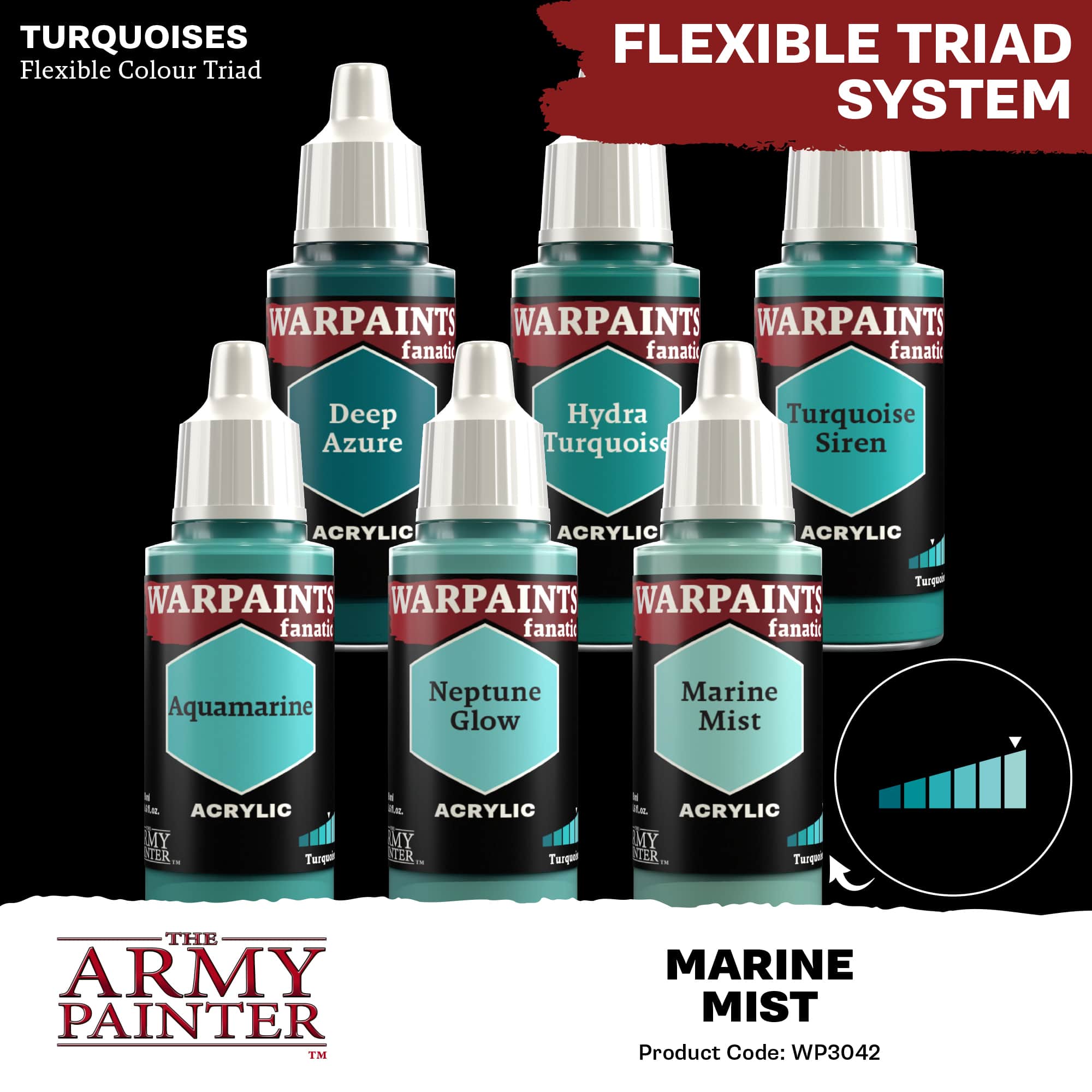 Army Painter Warpaints Fanatic: Marine Mist (6)