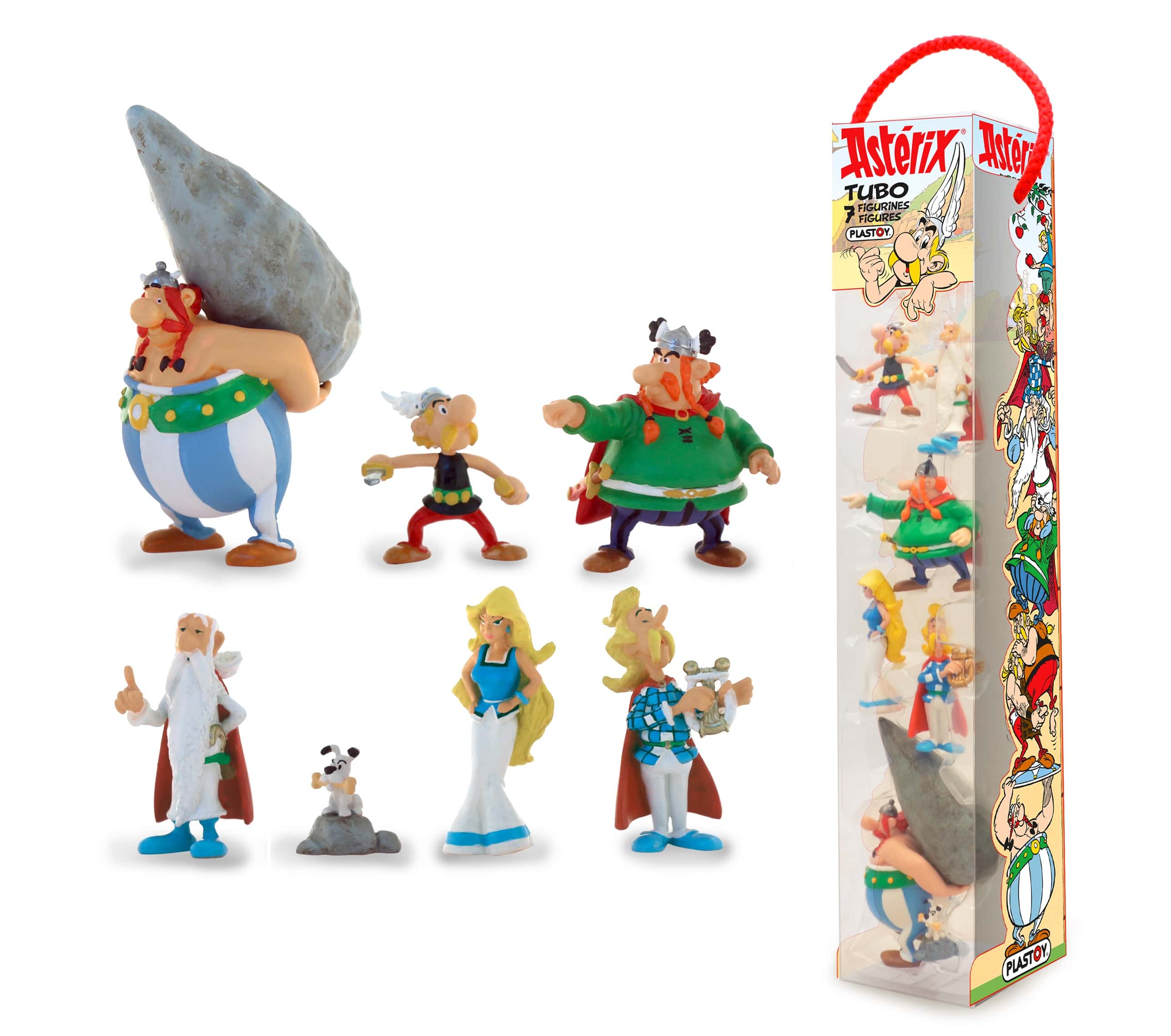 Asterix Dorfbewohner - Tube  (7 Figuren)