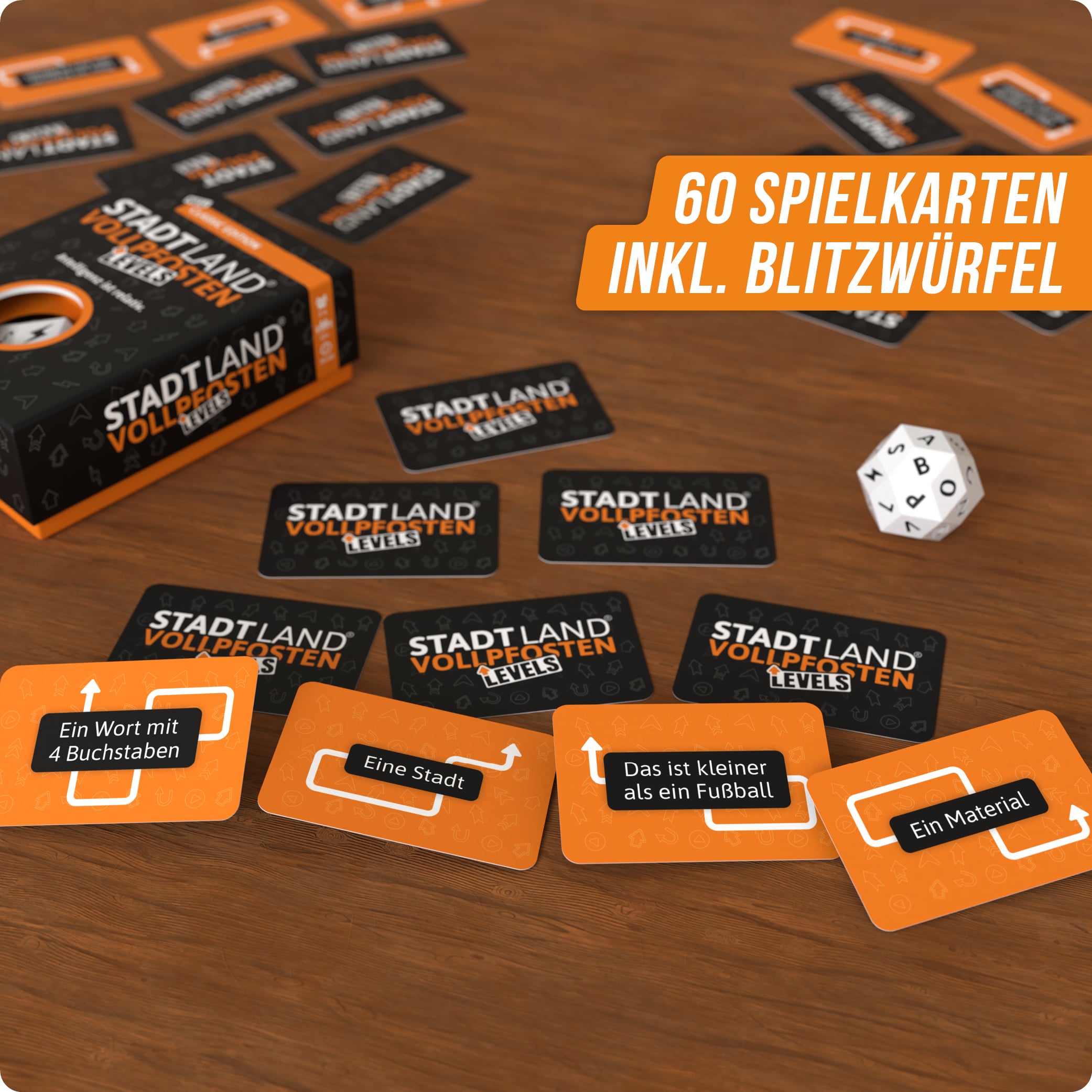 STADT LAND VOLLPFOSTEN – Levels - CLASSIC EDITION - "Intelligenz ist relativ."