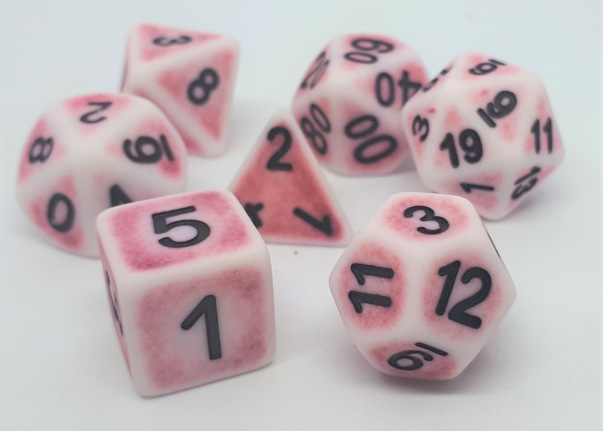 Würfelset Antique: Pink (7)