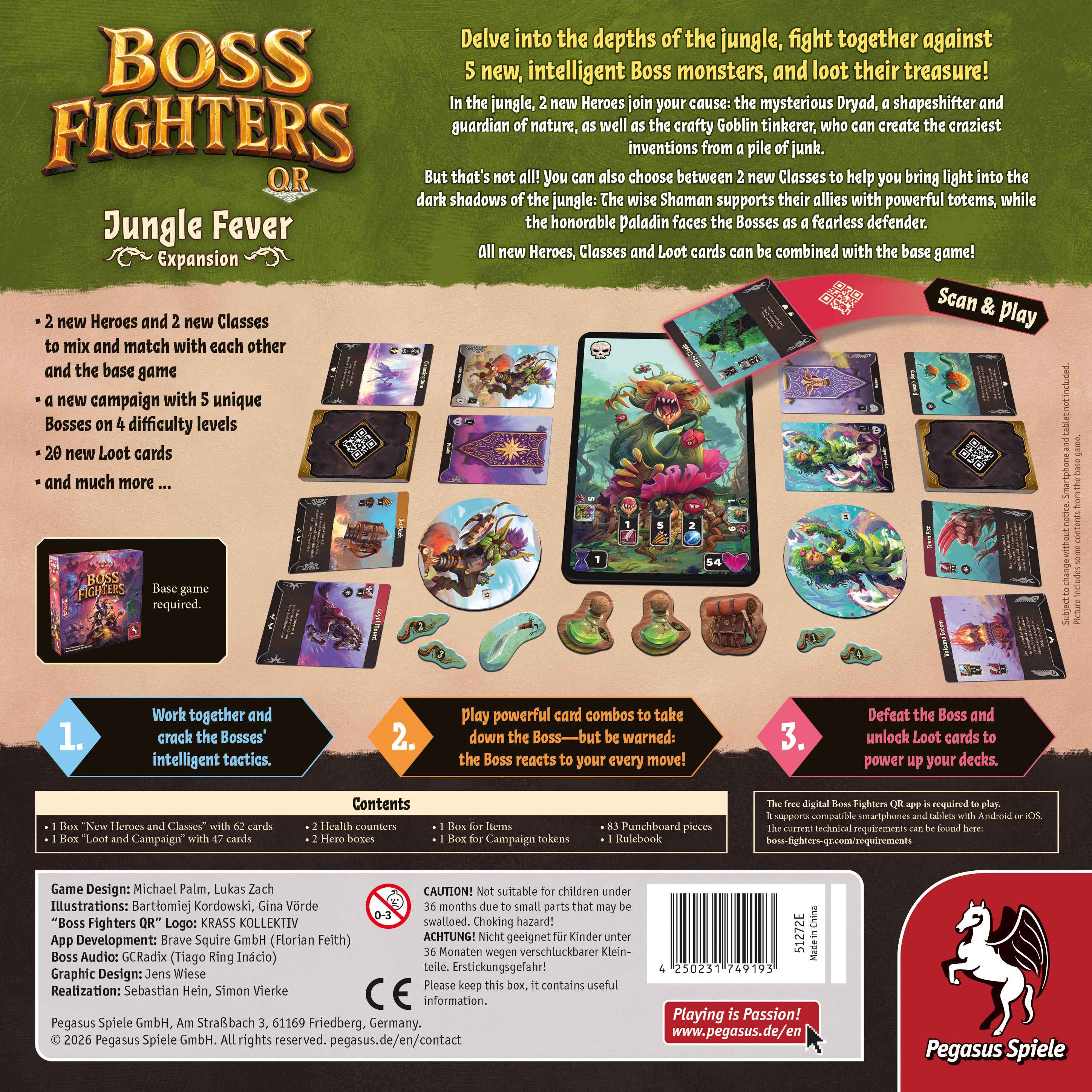 Boss Fighters QR: Jungle Fever [Expansion] (English Edition)