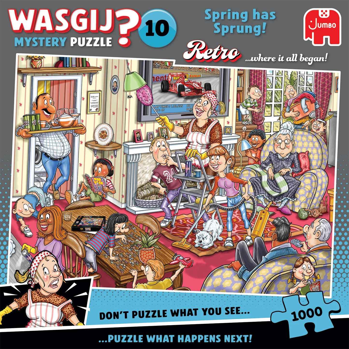 Wasgij Retro Mystery 10: Endlich Frühling (1000 Teile)
