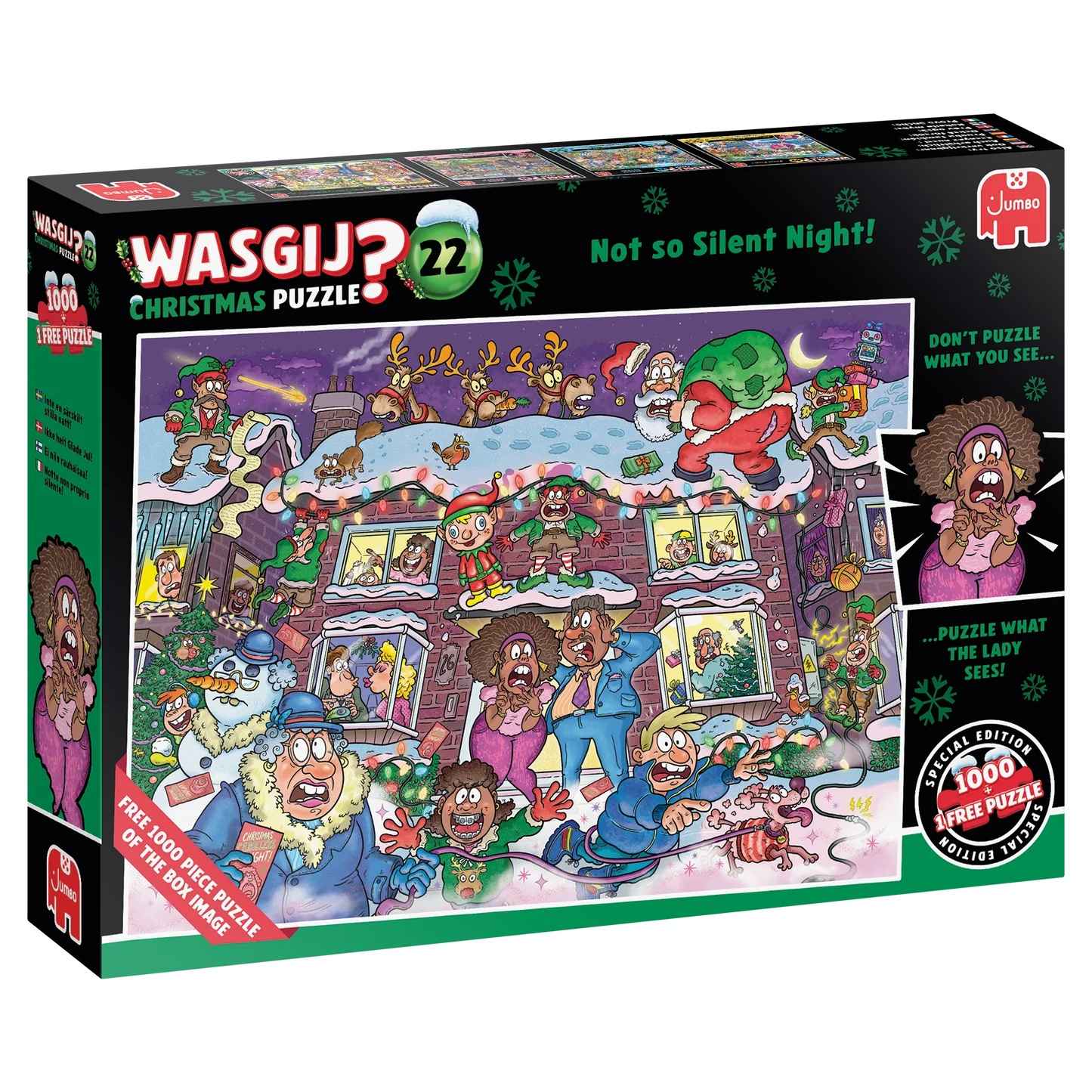 Wasgij Christmas 22: Keine stille Nacht dieses Mal! (2x1000 Teile)