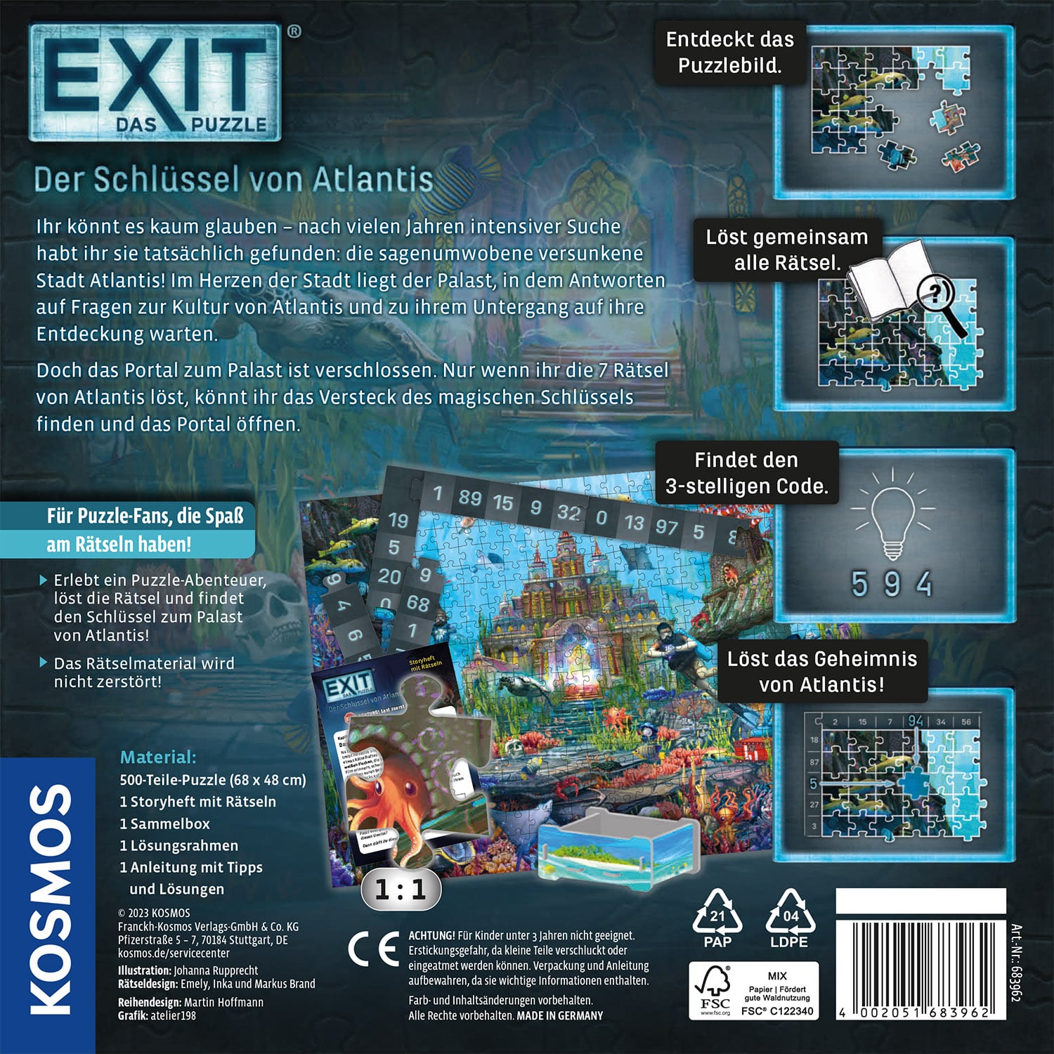 EXIT – Puzzle: Der Schlüssel von Atlantis