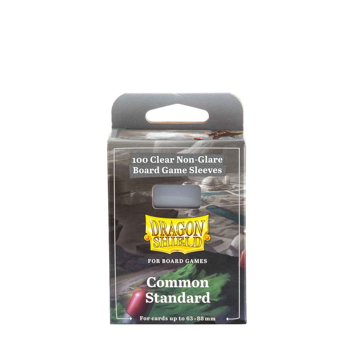 Dragon Shield: Board Game Sleeves Clear/NonGlare – Common Standard (100)