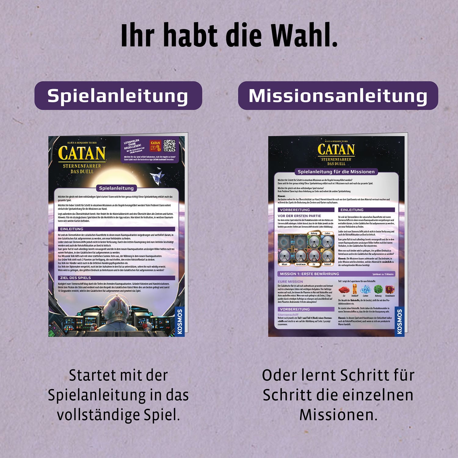 Catan – Sternenfahrer - Das Duell ( 2 Spieler)