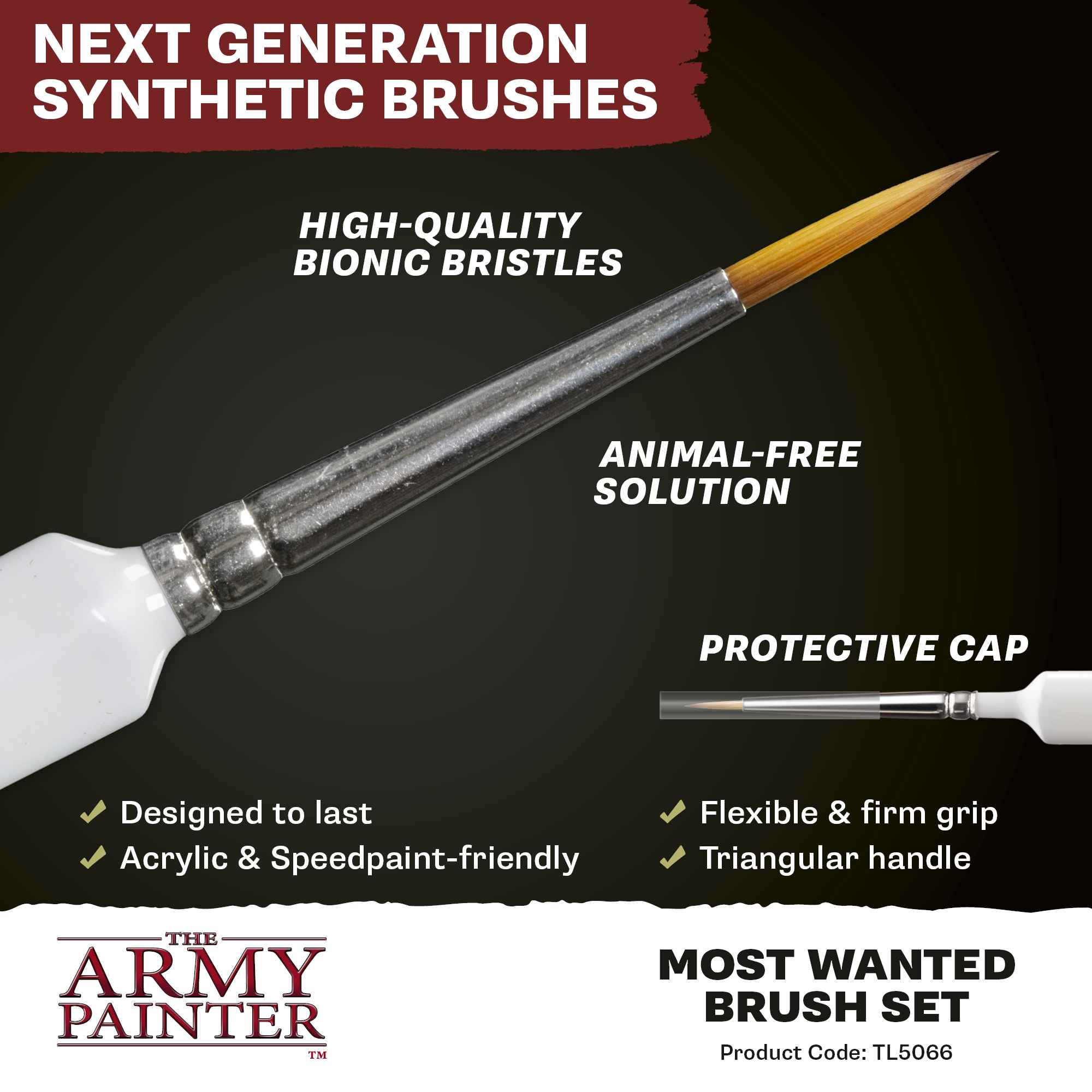 Army Painter Most Wanted Brush Set *new*
