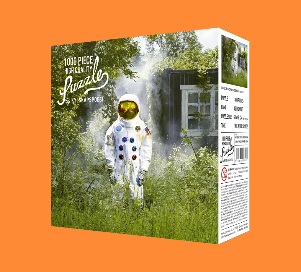 Foto des Kylskåpspoesi Puzzles Astronaut