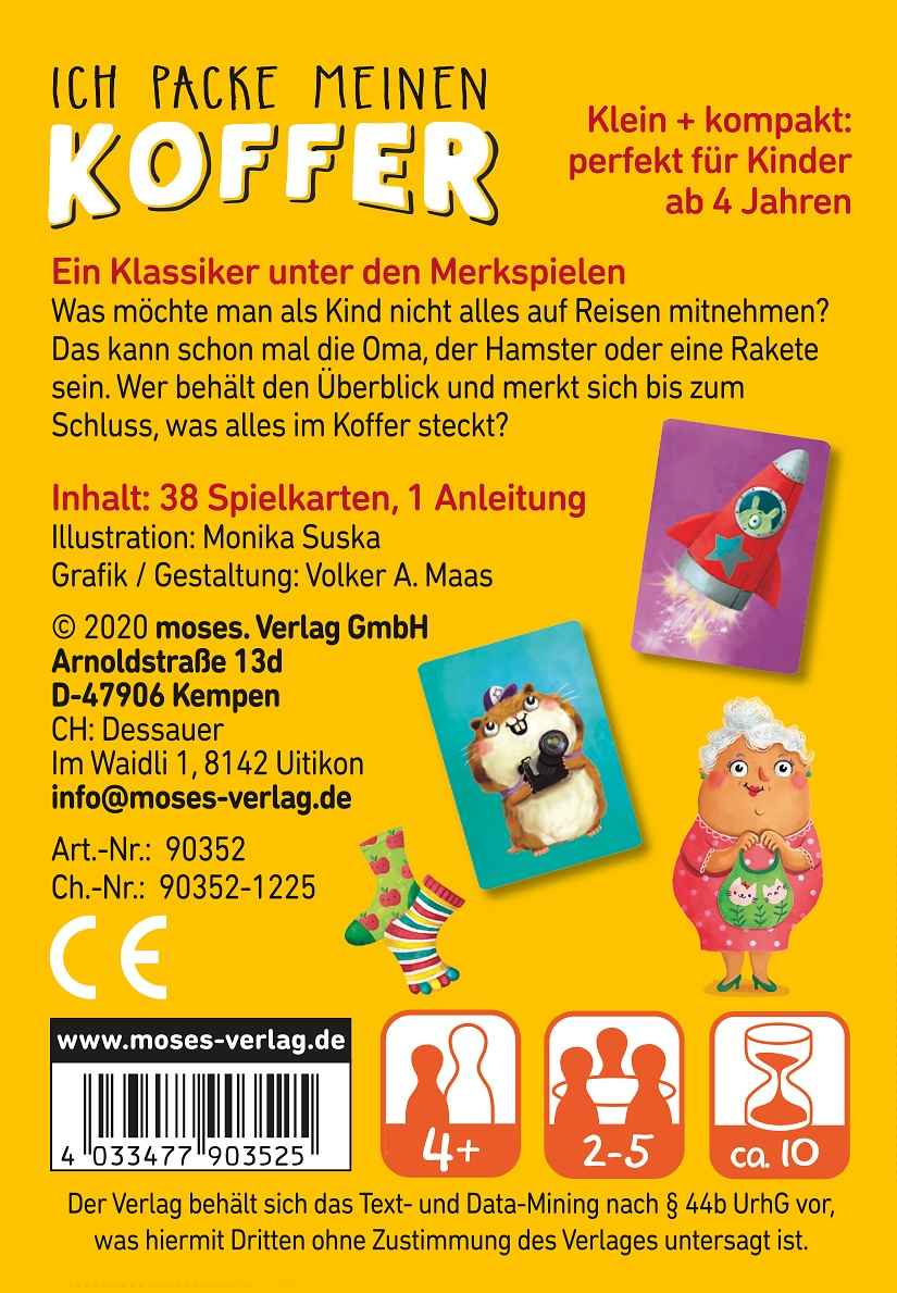 Ich packe meinen Koffer