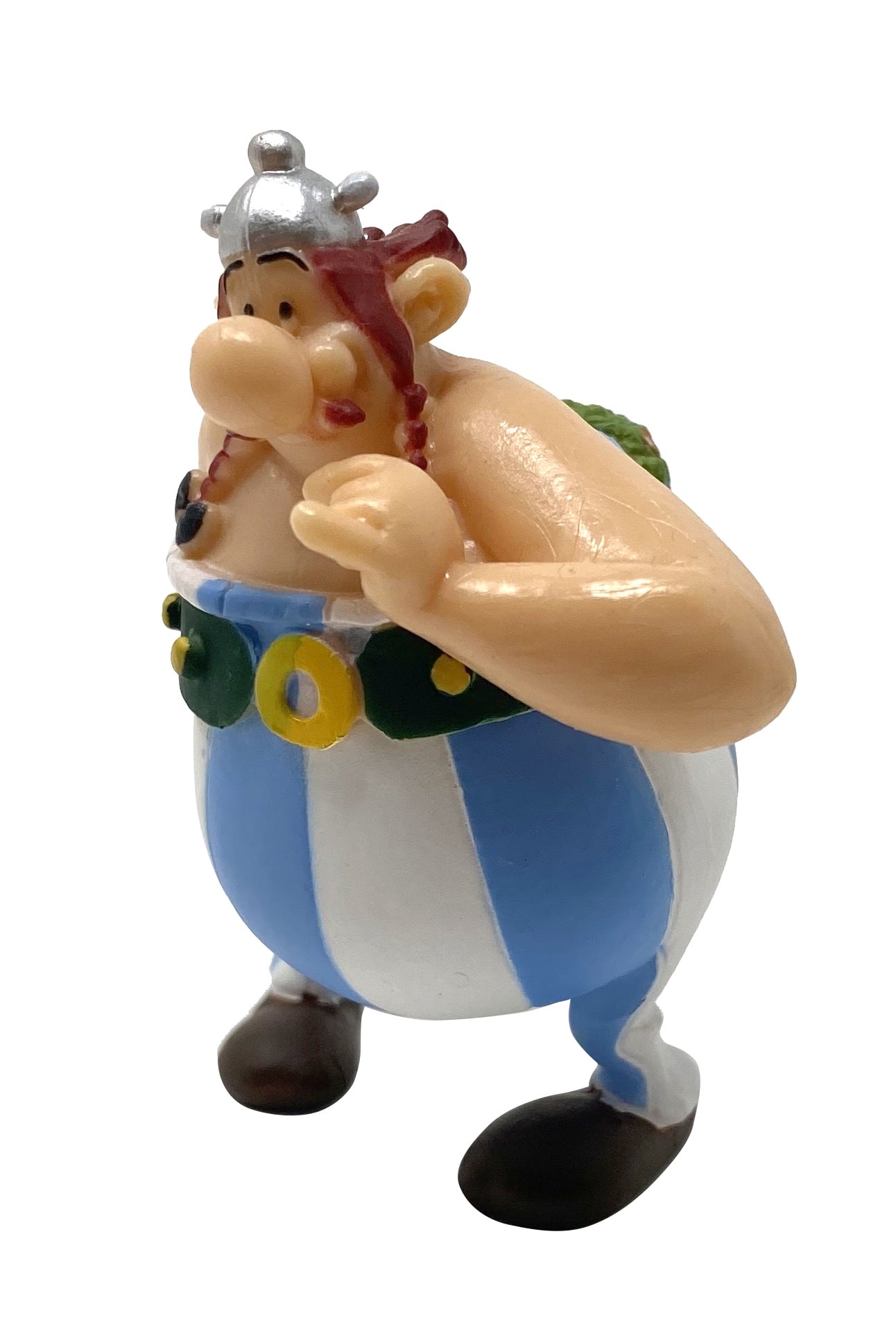 Obelix mit Blumenstrauß