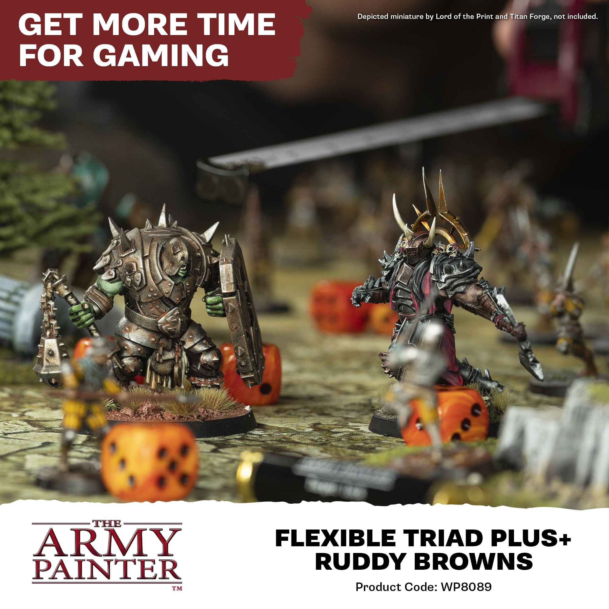 Army Painter – Ruddy Browns Flexible Triad Plus