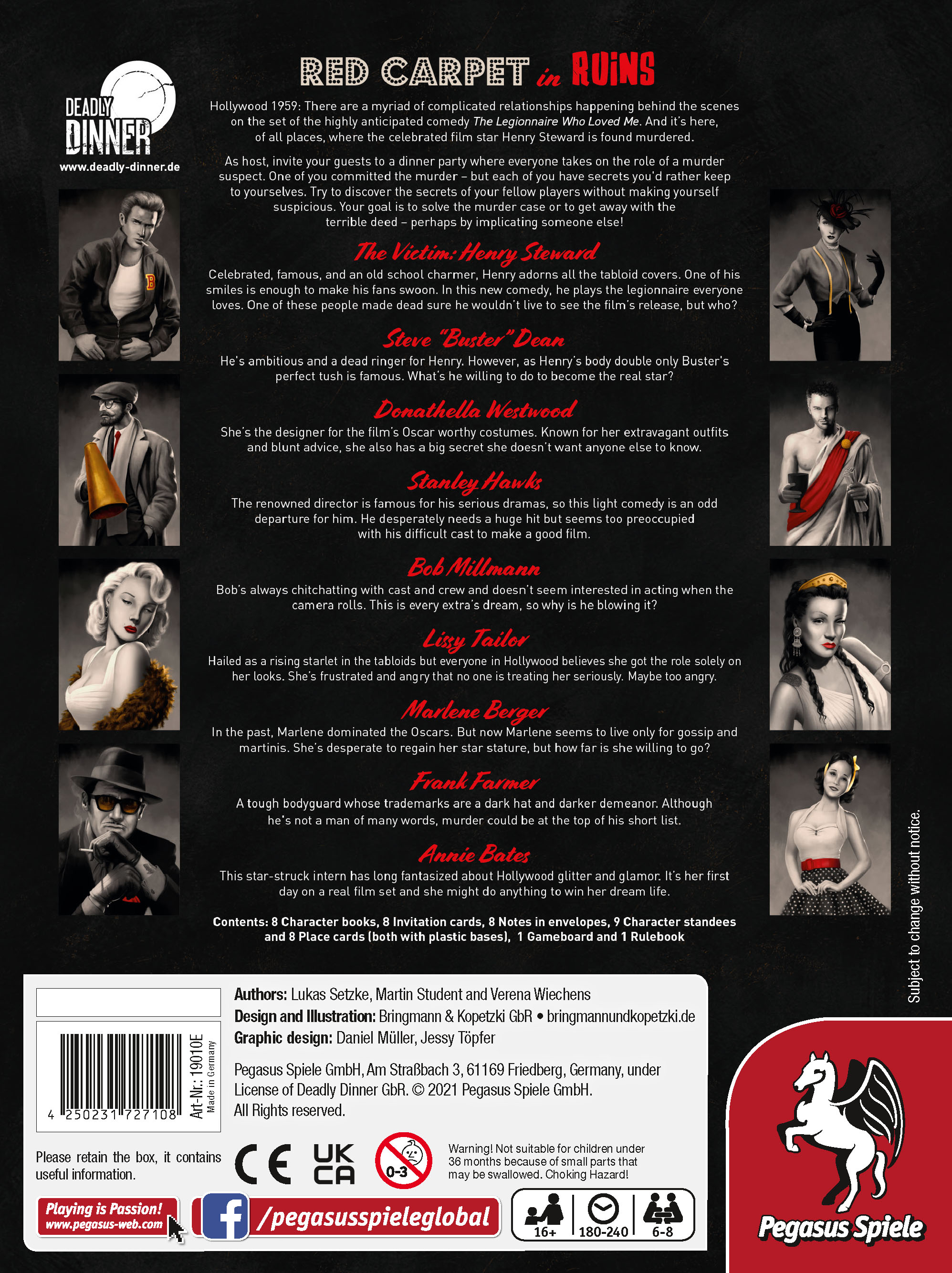 Deadly Dinner – Red Carpet in Ruins (English Edition)