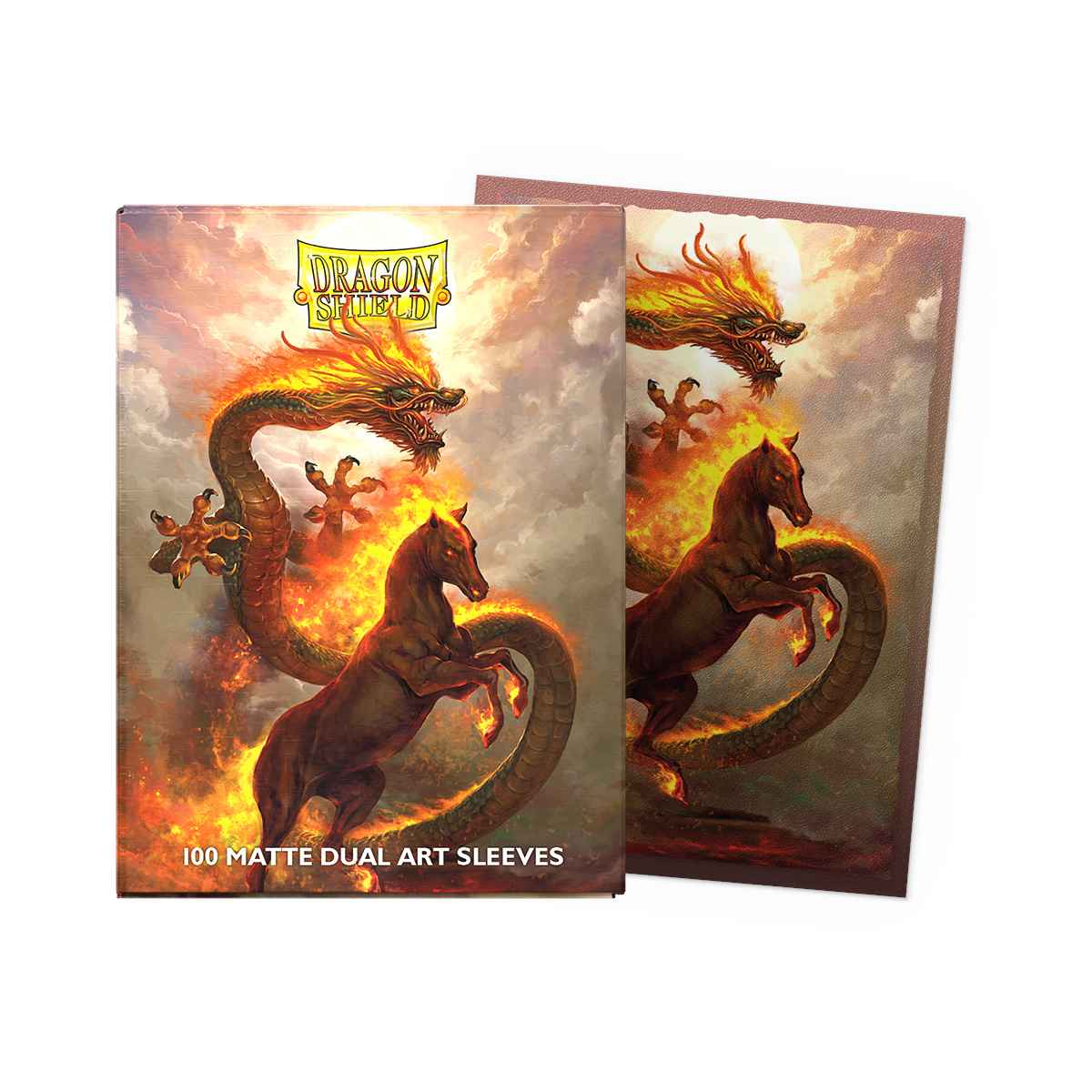 Dragon Shield: Matte Dual Art – Fire Horse 2026