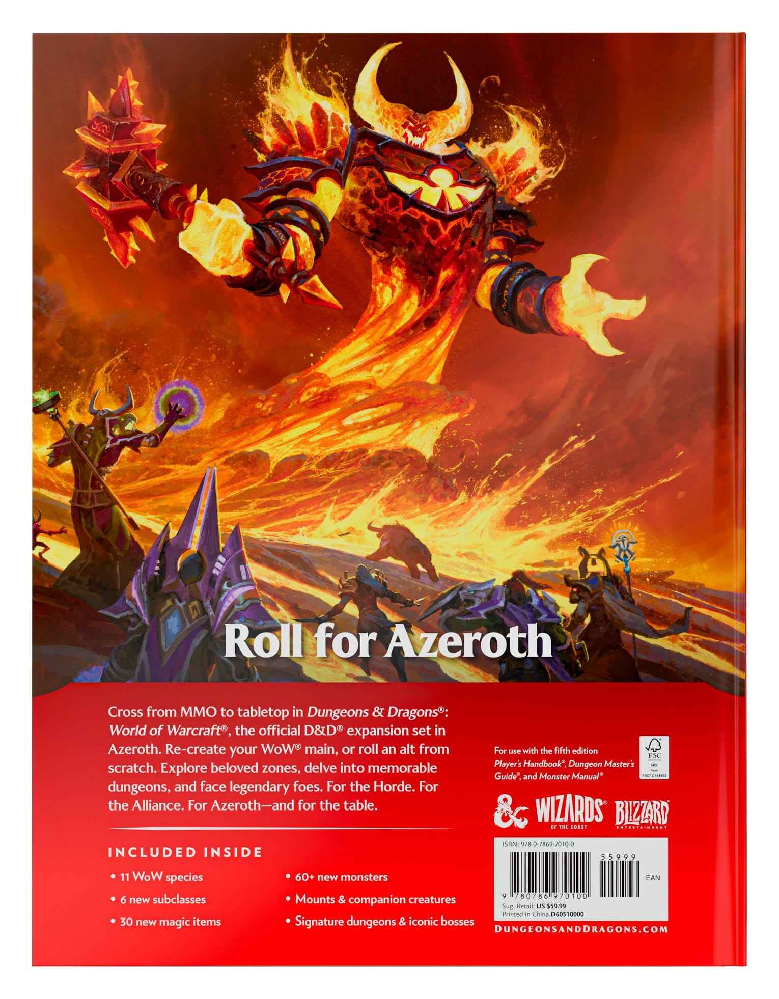 D&D: RPG Ravenloft: World of Warcraft Buch (englisch)