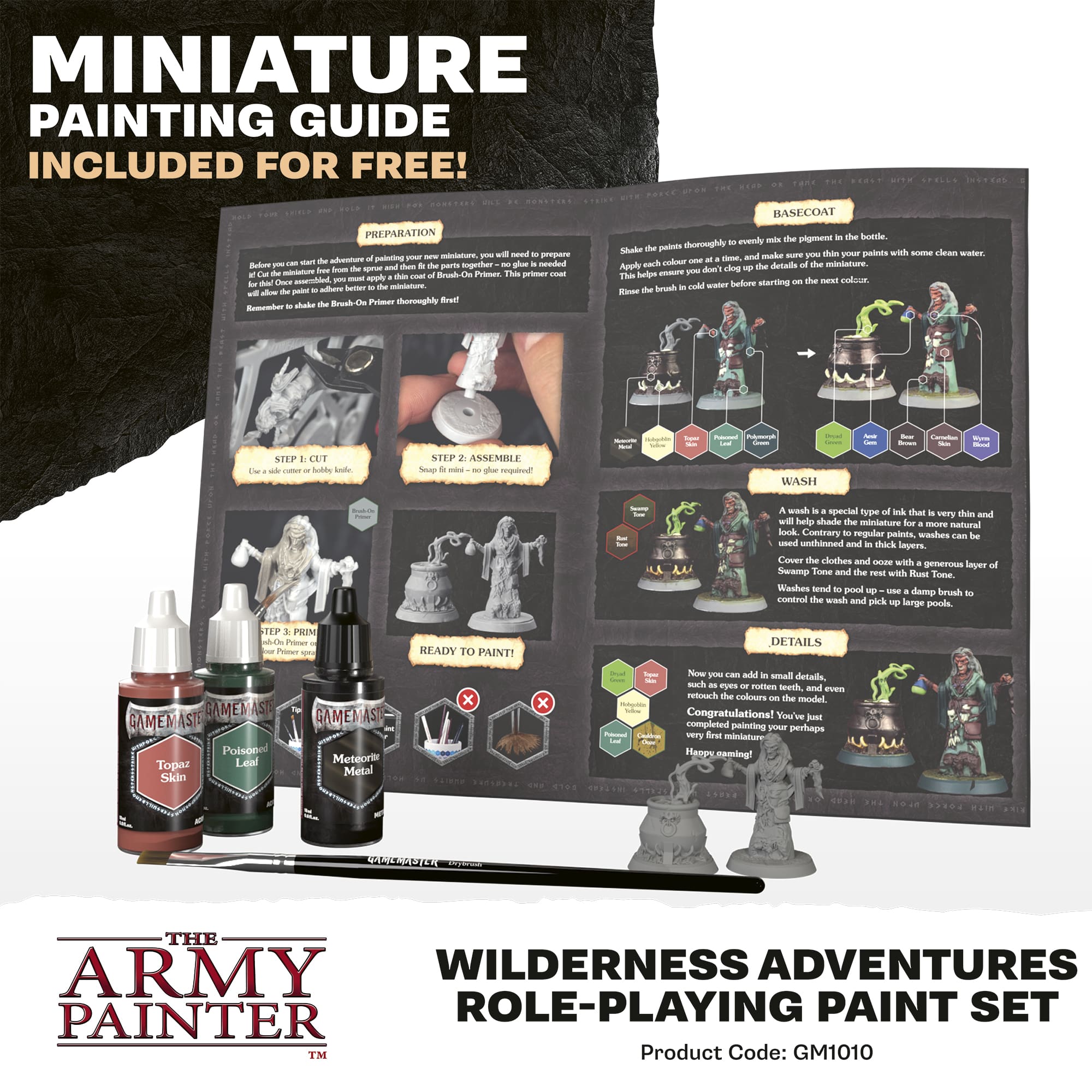 Gamemaster: Wilderness Adventures Paint Set