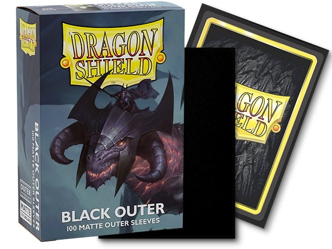 Dragon Shield: Outer Sleeves - Black (100)