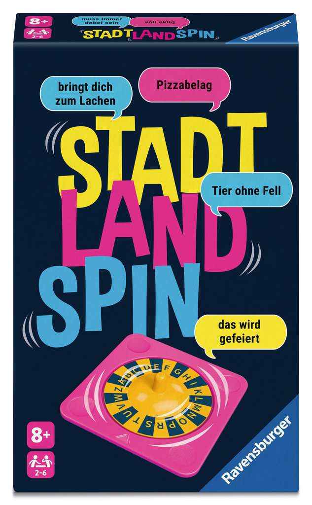 Stadt Land Spin – Reisespiel