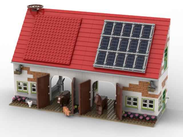 Brickfarm Bauernhof Stall