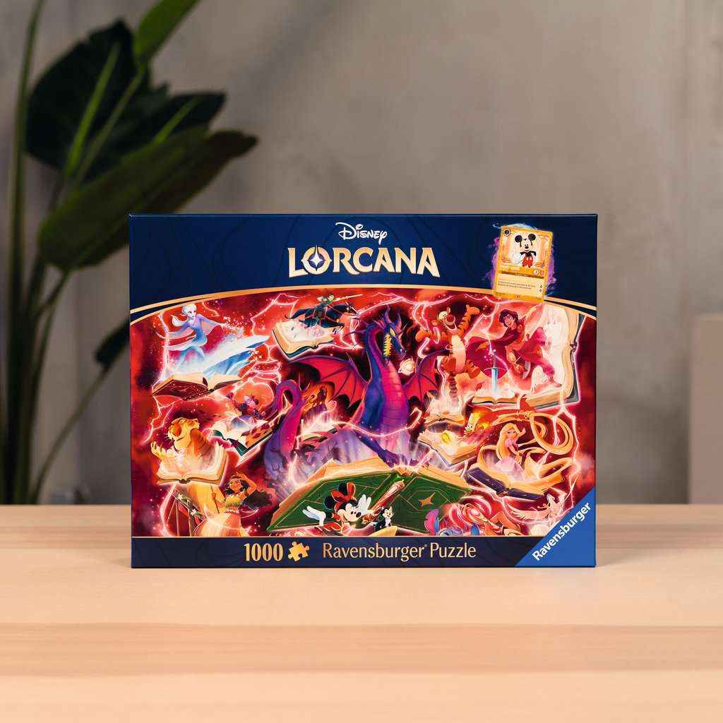 Puzzle: Disney Lorcana – Glimmers of the Realm: Ruby (1000 Teile)