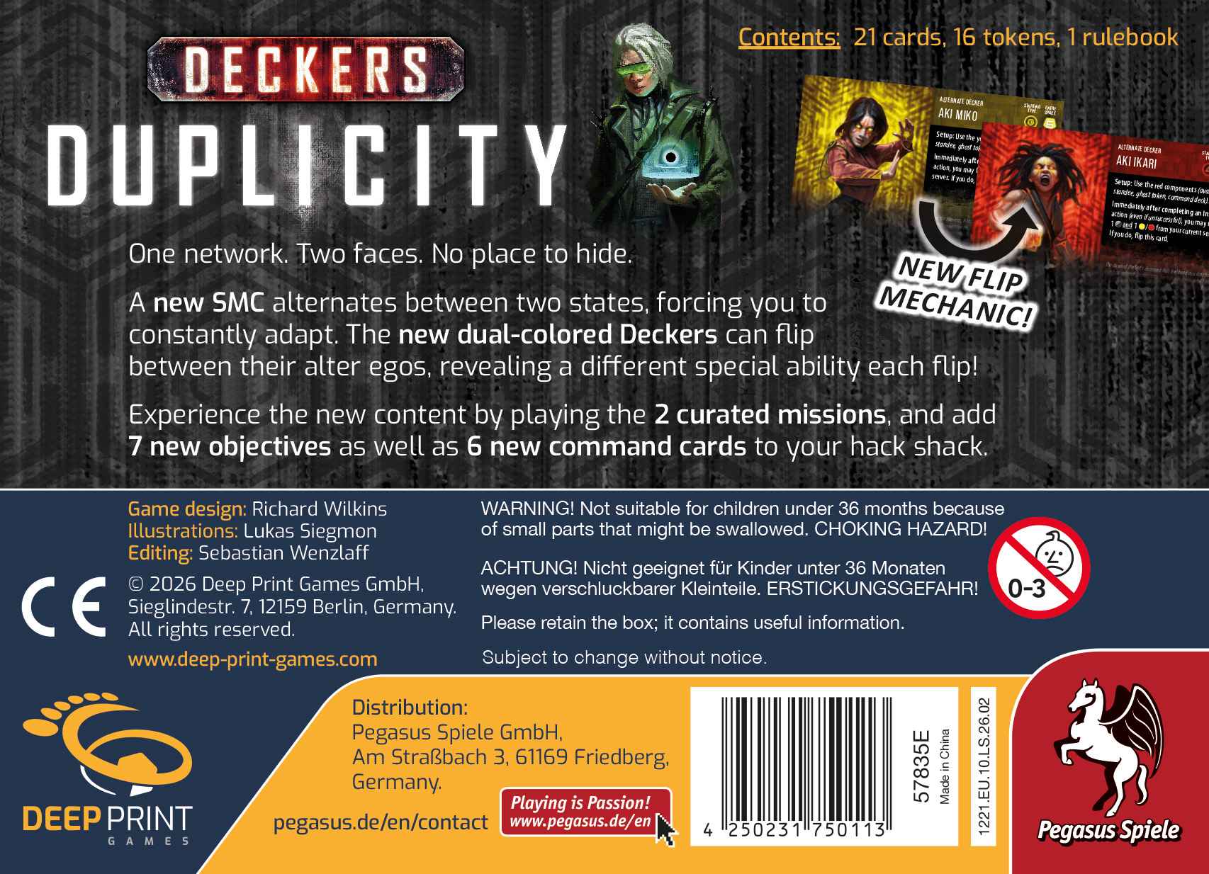 Deckers: Duplicity [Erweiterung] (Deep Print Games) (English Edition)