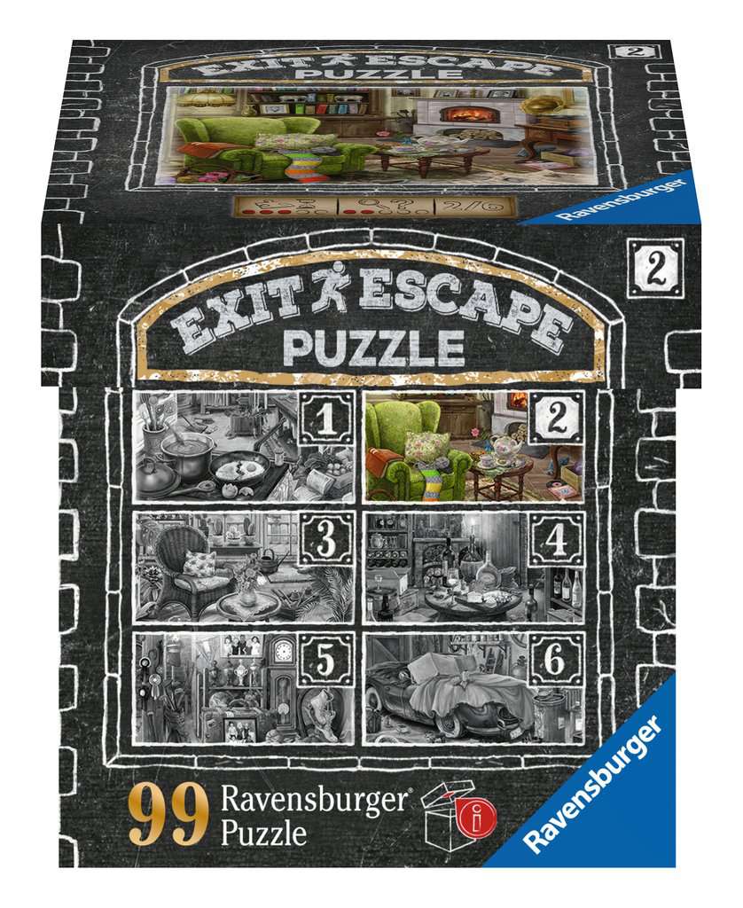 EXIT Puzzle: Im Gutshaus – Wohnzimmer (99 Teile)