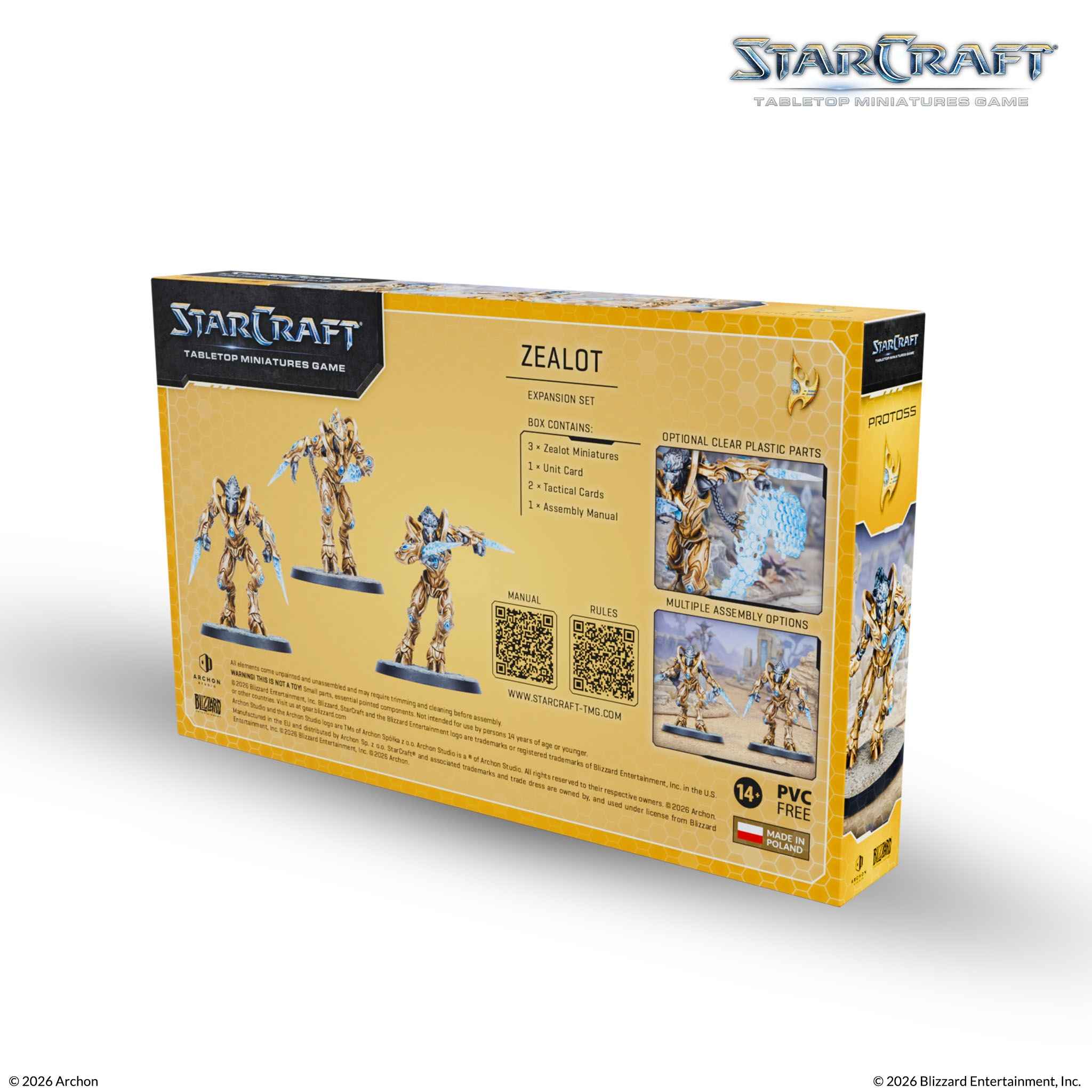 Starcraft :Zealot - Protoss -  [Expansion Set]
