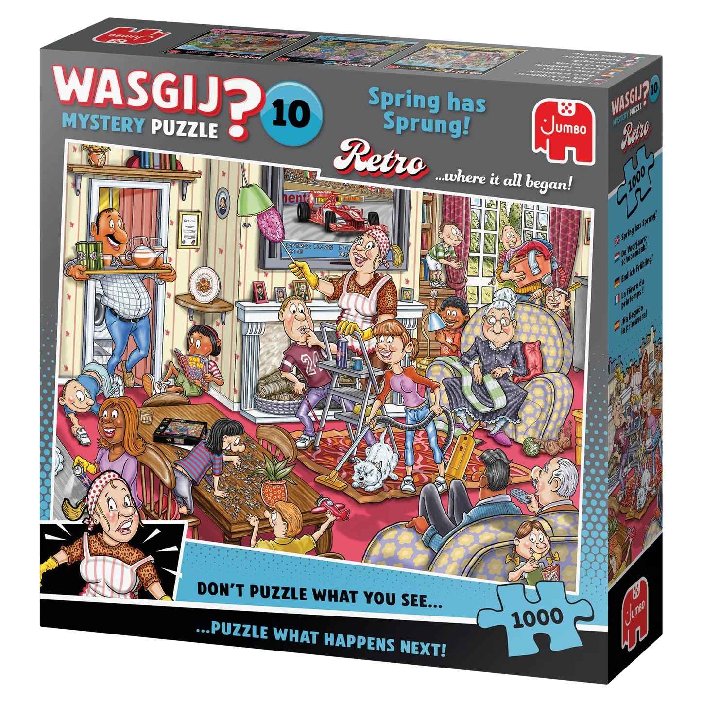 Wasgij Retro Mystery 10: Endlich Frühling (1000 Teile)
