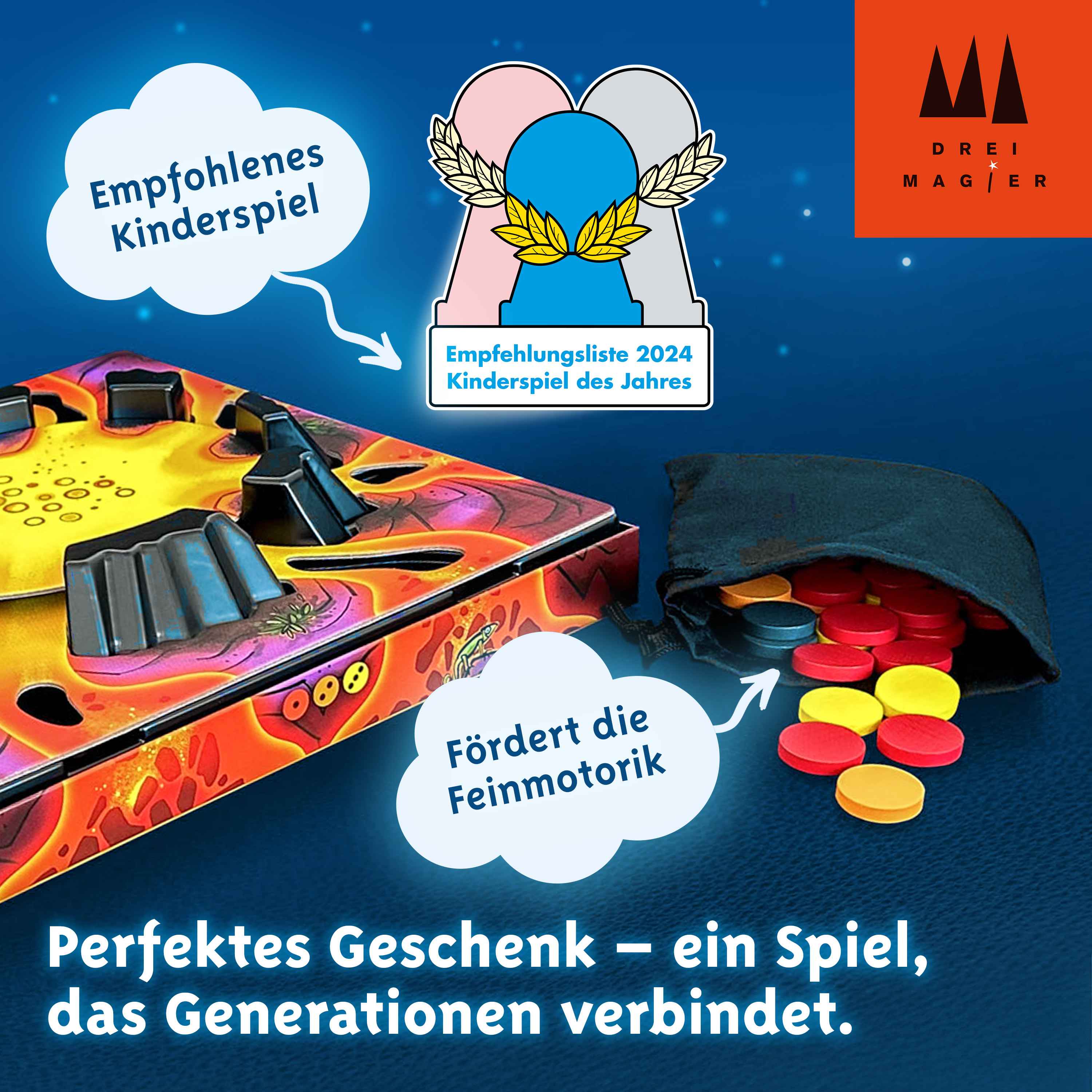 Lecker Lava *Empfohlen Kinderspiel des Jahres 2024*