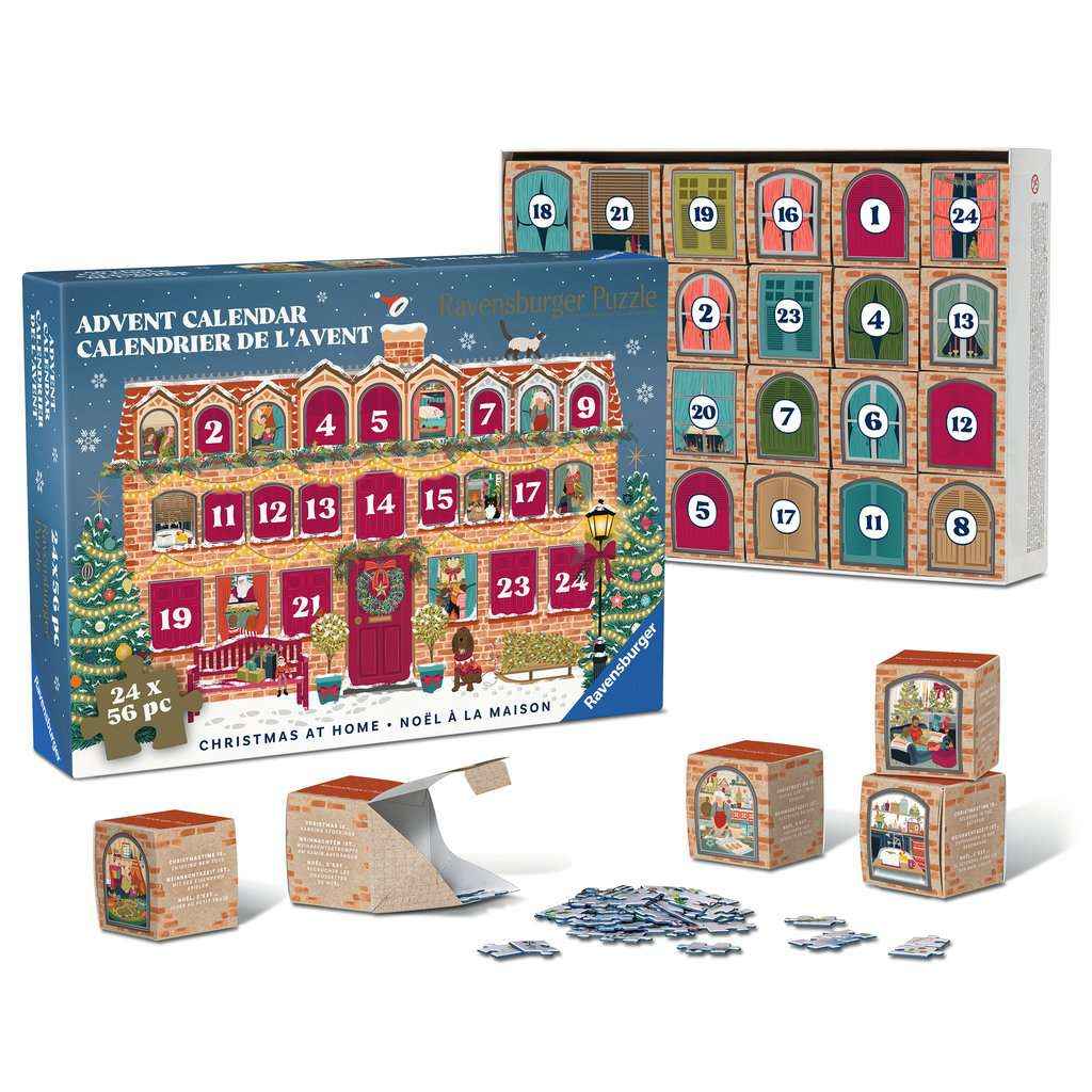 Puzzle Advent Kalender – Christmas at Home