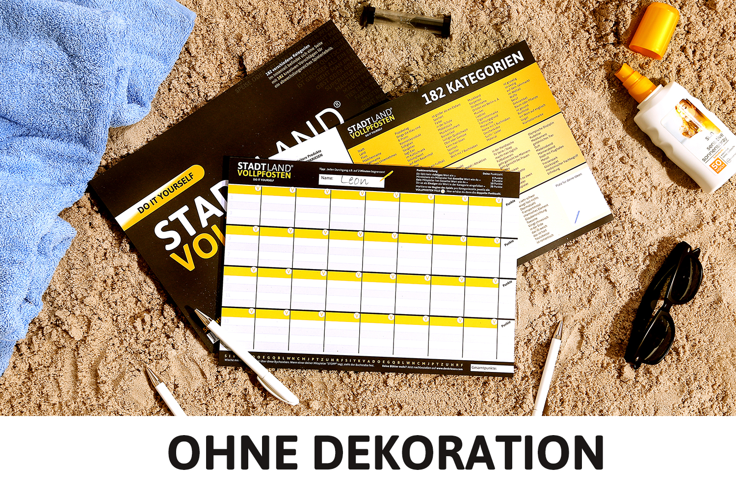STADT LAND VOLLPFOSTEN – DO IT YOURSELF-EDITION (DinA4-Format)