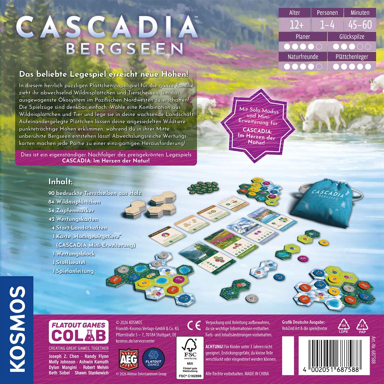 Cascadia – Bergseen