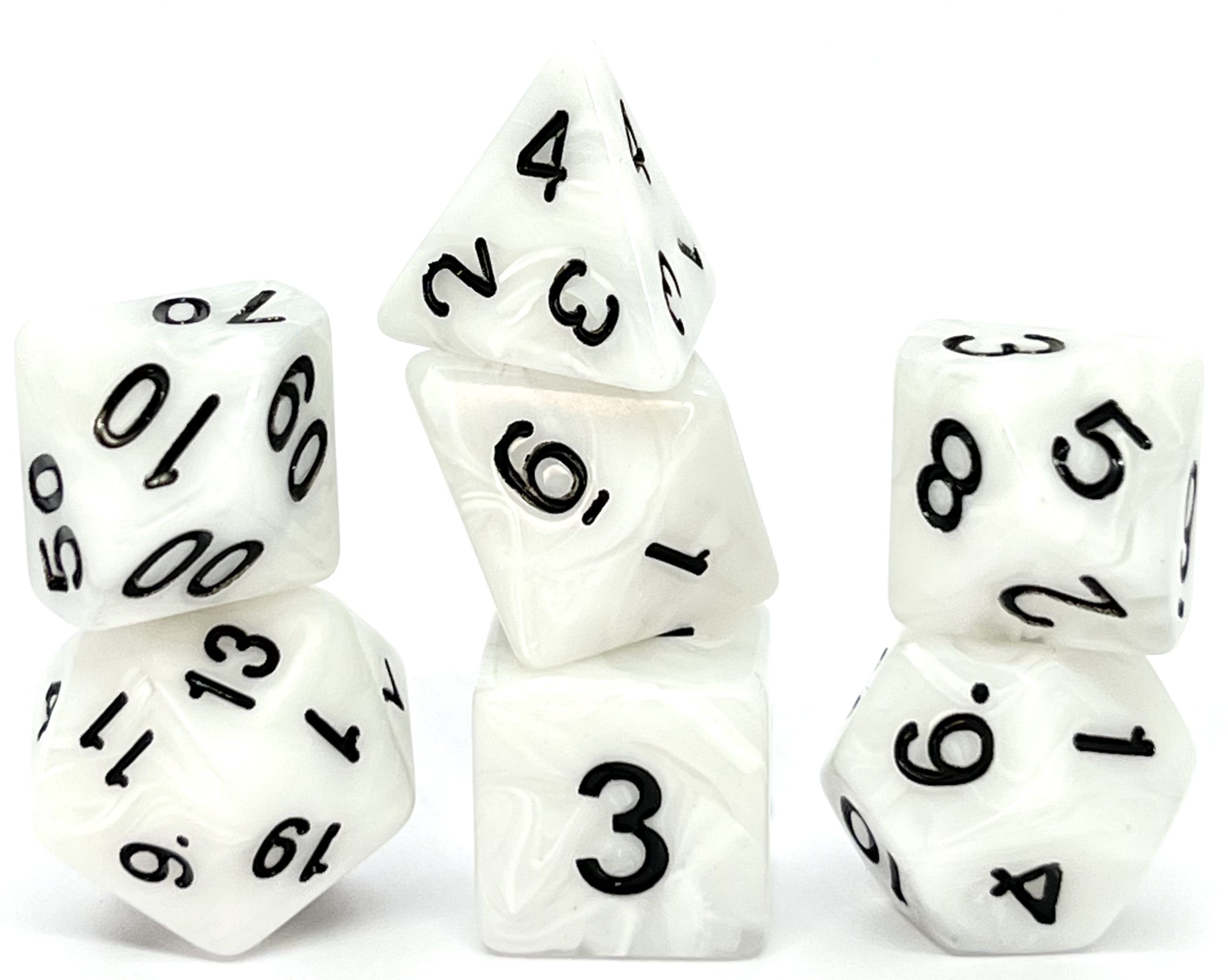 Würfelset Candysweet: Frosted White (7)