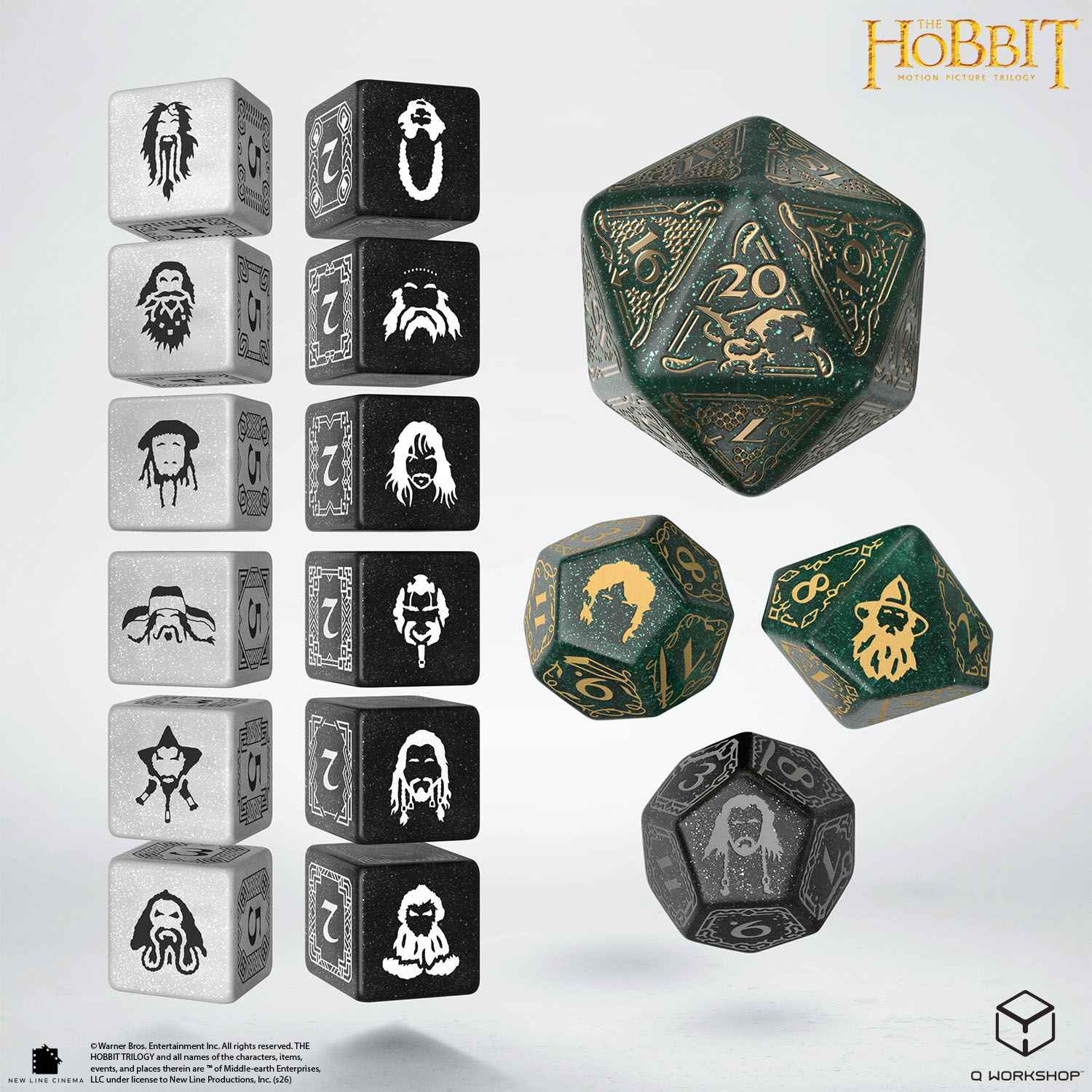 The Hobbit TCG Dice Set - Verdant Grove
