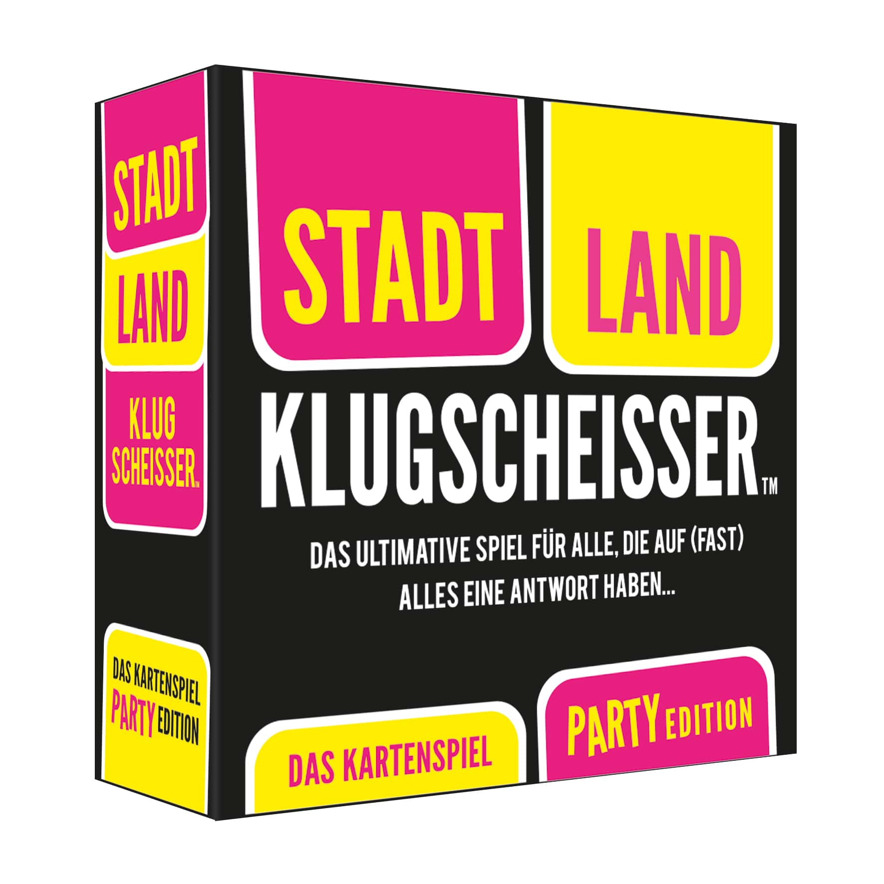 Stadt Land Klugscheisser - Kartenspiel (Party Edition)