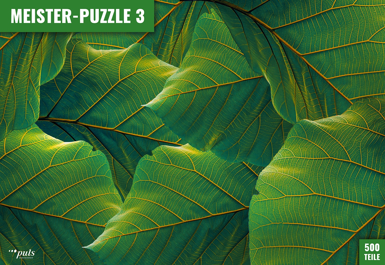 MEISTER-PUZZLE 3 – Blätter (500 Teile)