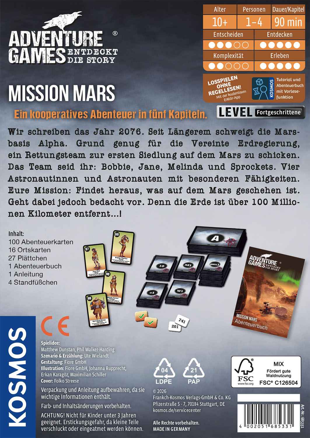 Adventure Games – Mission Mars