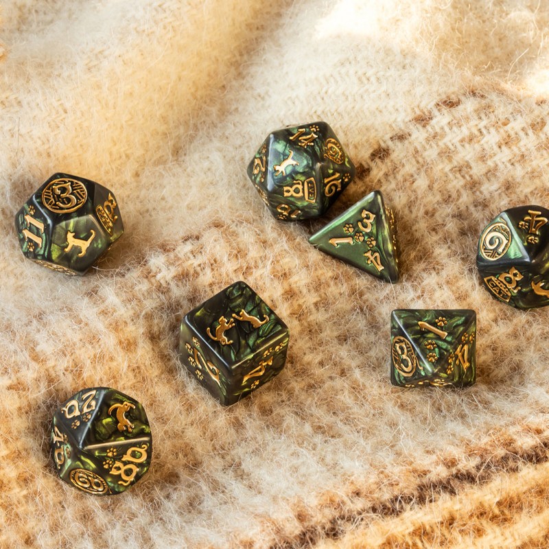 Cats Dice Set: Pixel (7)