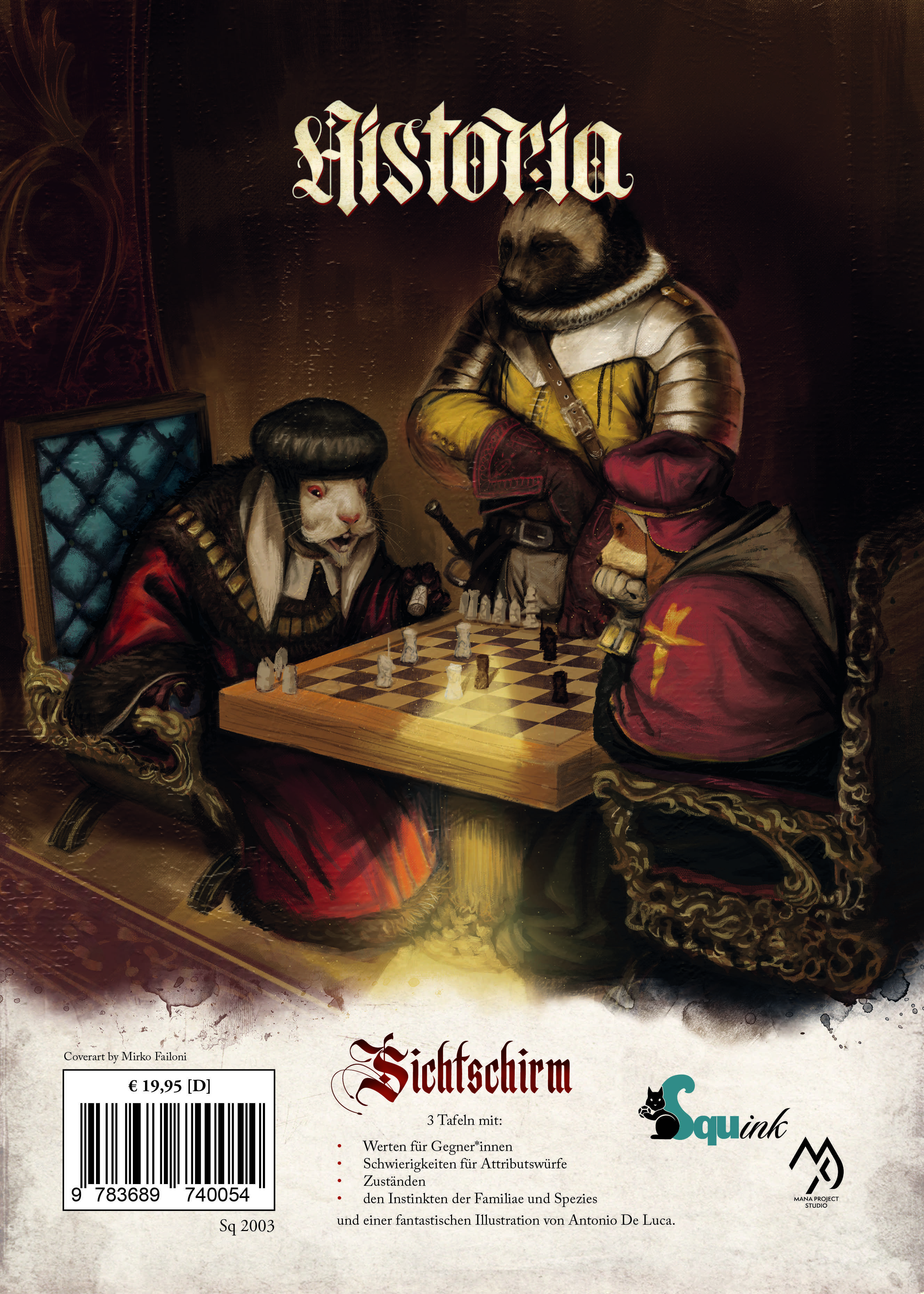 Historia: Sichtschirm