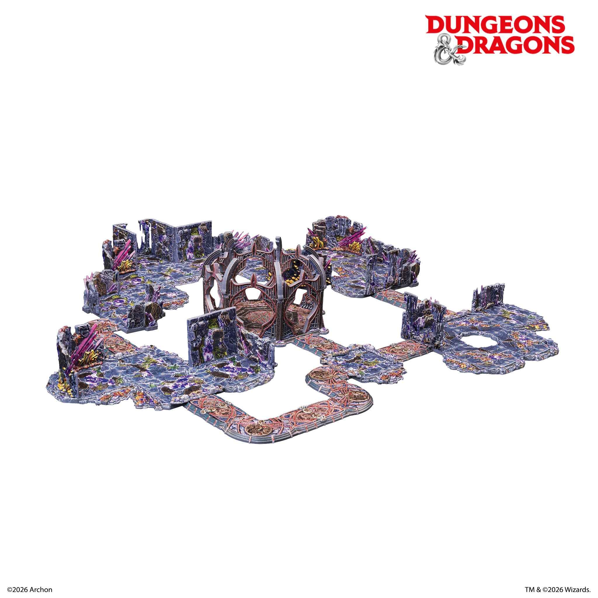 Dungeons & Dragons: Underdark Pre-Painted Terrain Set