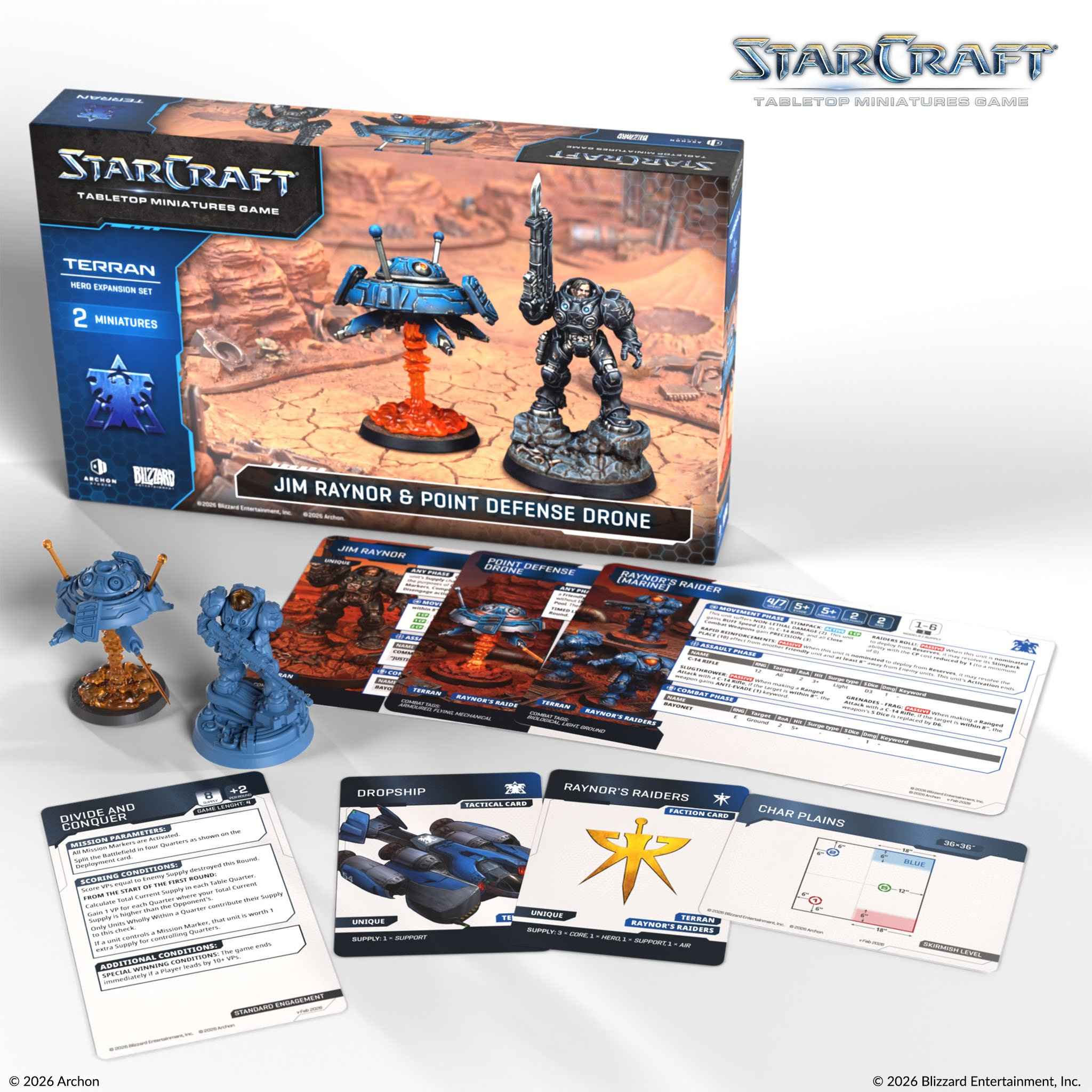 Starcraft : Jim Raynor (Raynor'S Raiders) - Terran - [Hero  Expansion Set]