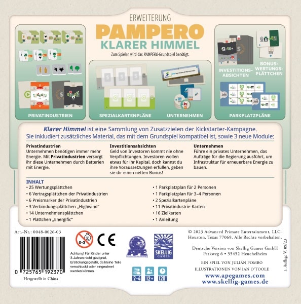 Pampero – Klarer Himmel