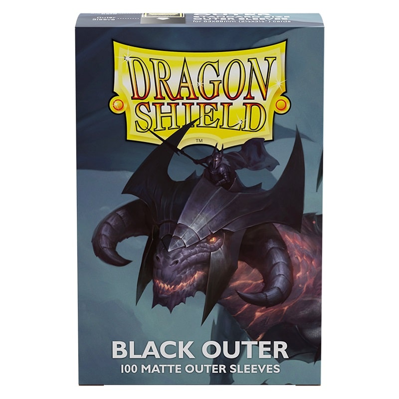 Dragon Shield: Outer Sleeves - Black (100)