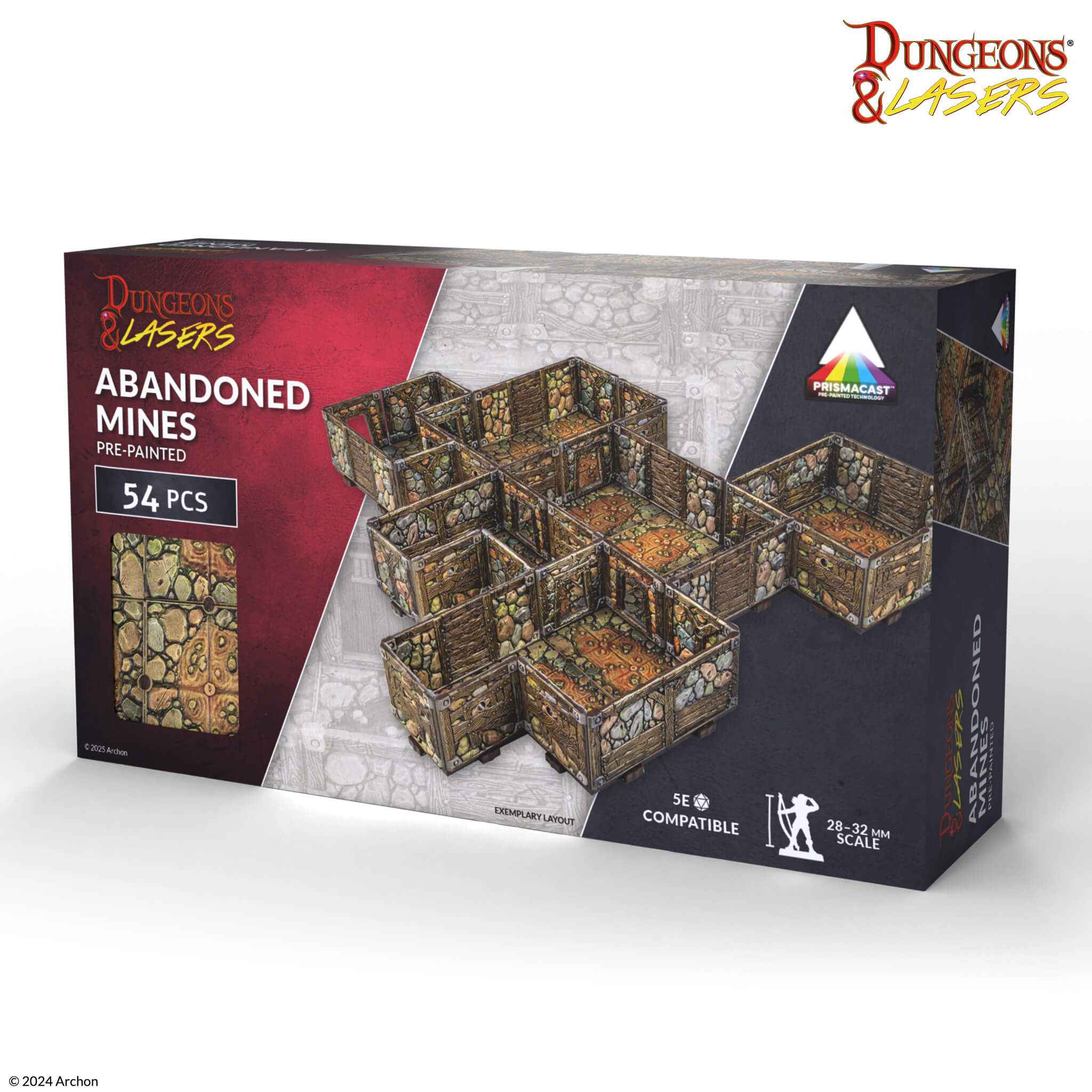 Dungeon&Lasers: Abandoned Mines: Pre-Painted