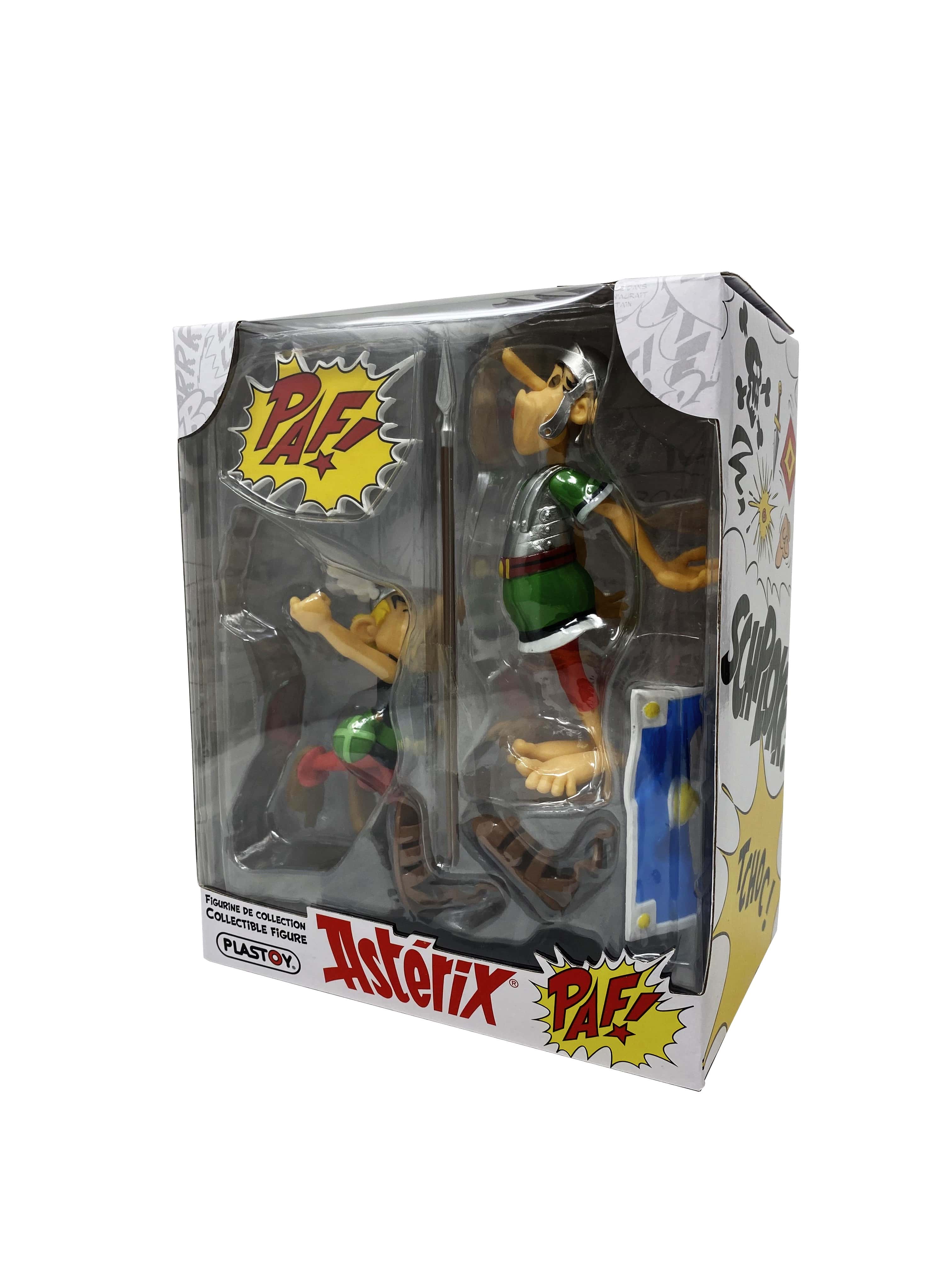 Asterix mit Sprechblase: PAF!