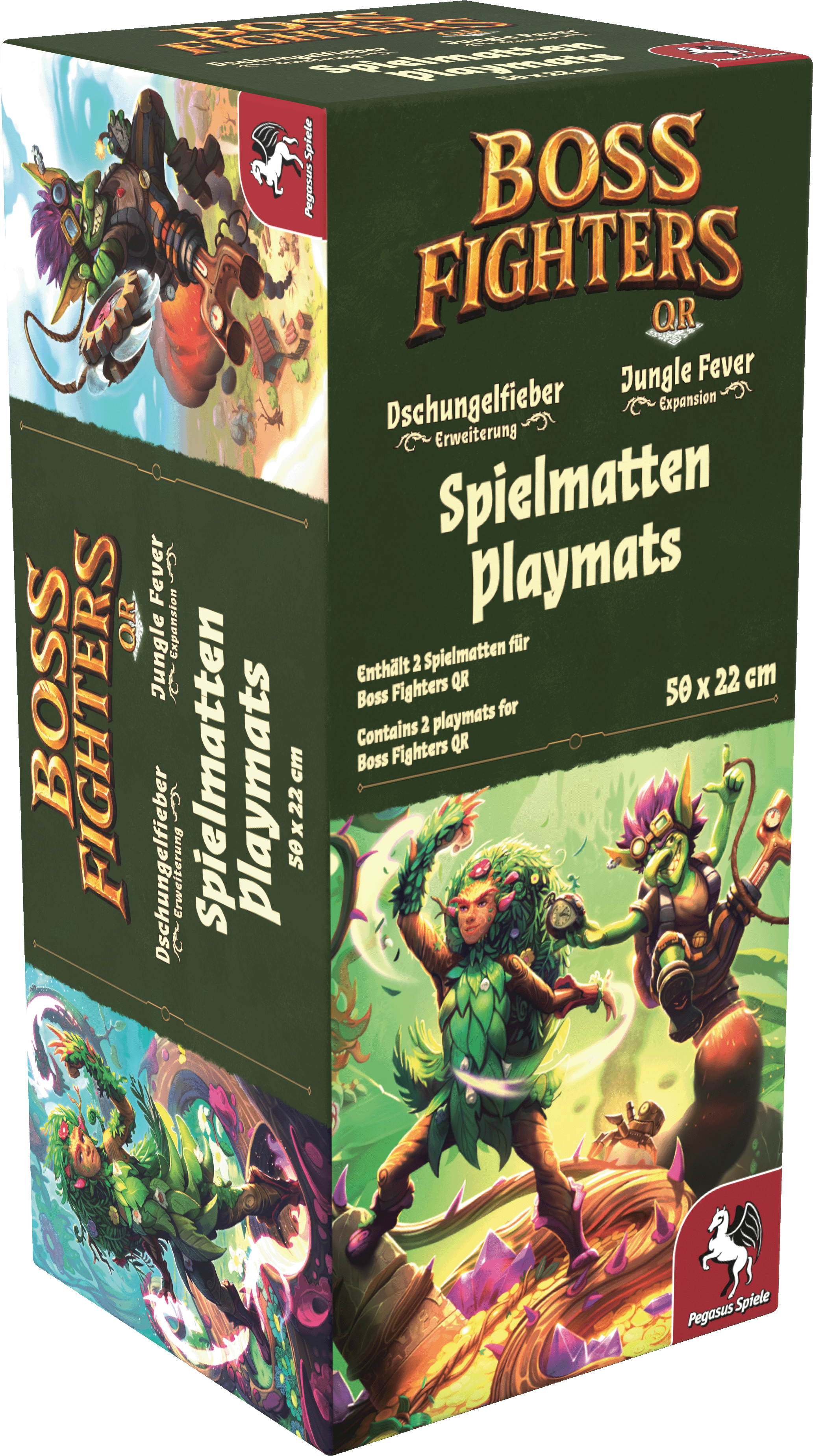 Boss Fighters QR Spielmatten: Dryade und Goblin (2 Stück)
