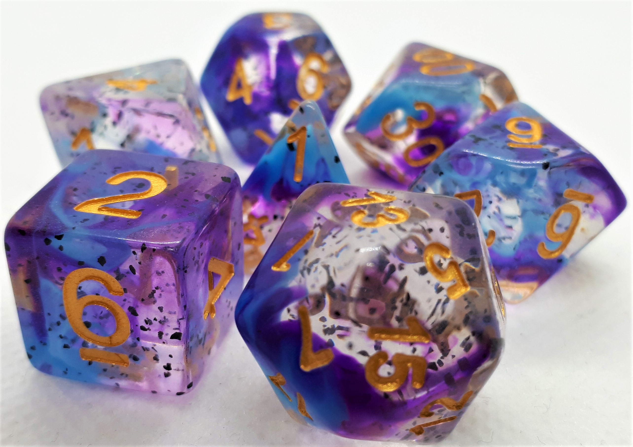 Würfelset Confetti: Violet Sulfer (7) *Relaunch*