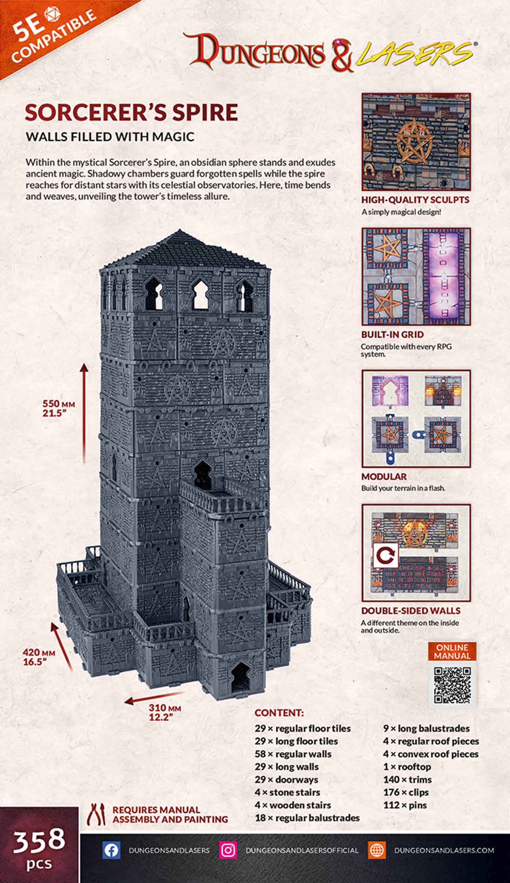 Dungeon&Lasers: Sorcerer'S Spire