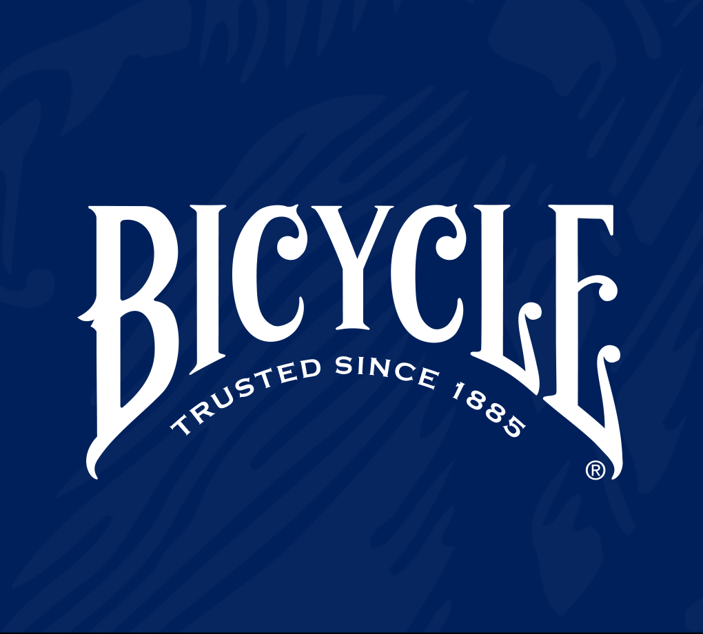 Bicycle Logo auf blauem Hintergrund