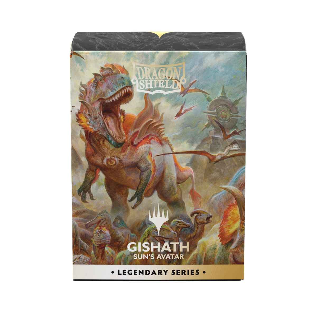 Dragon Shield: Dual Matte Art Sleeves – Gishath, Sun´s Avatar (100)